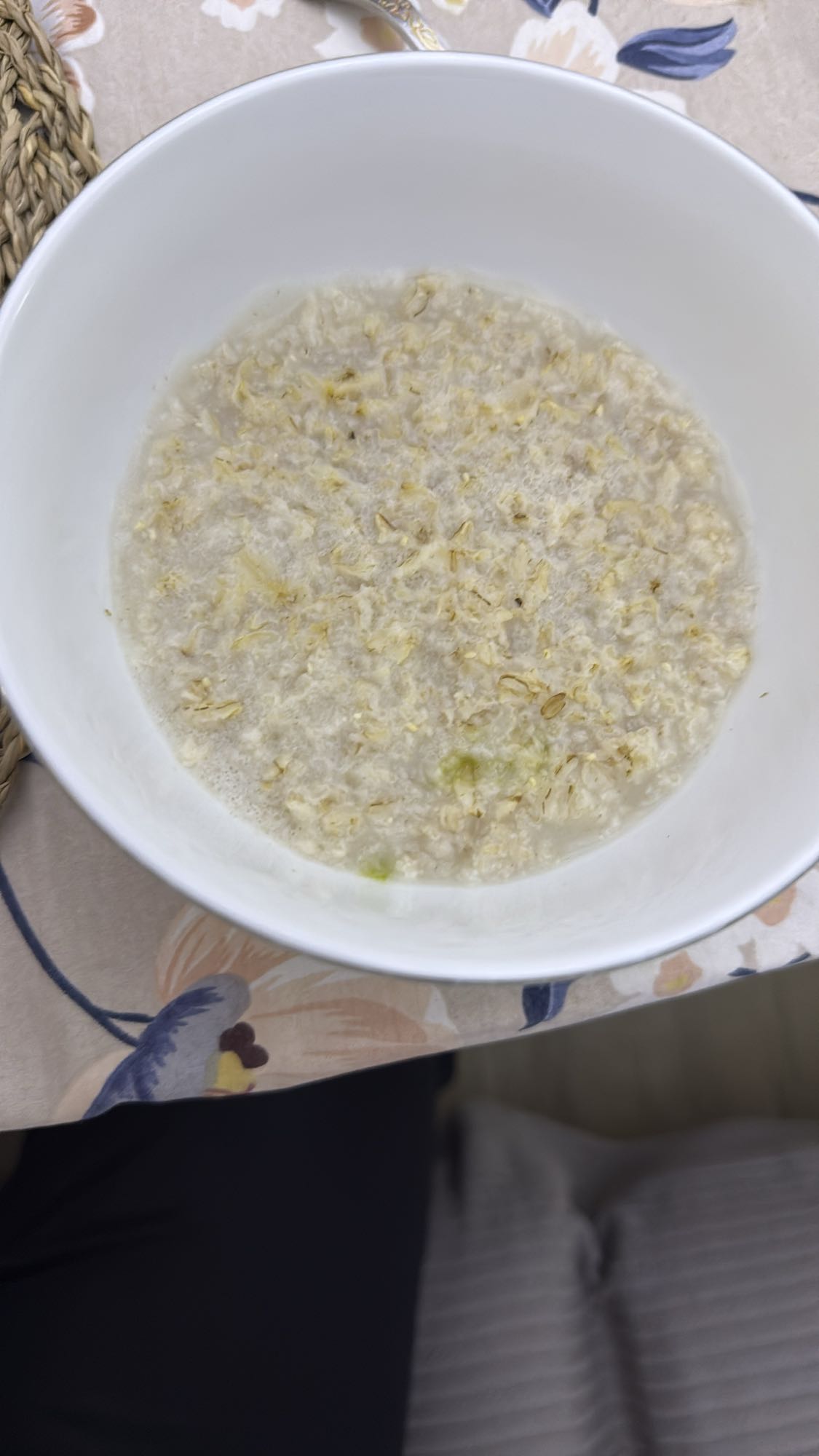 Овсянка на воде