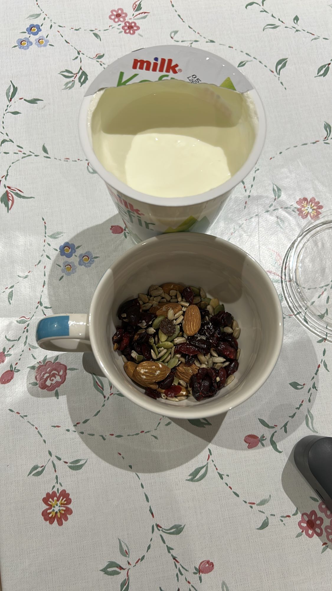 Yogurt con frutta secca