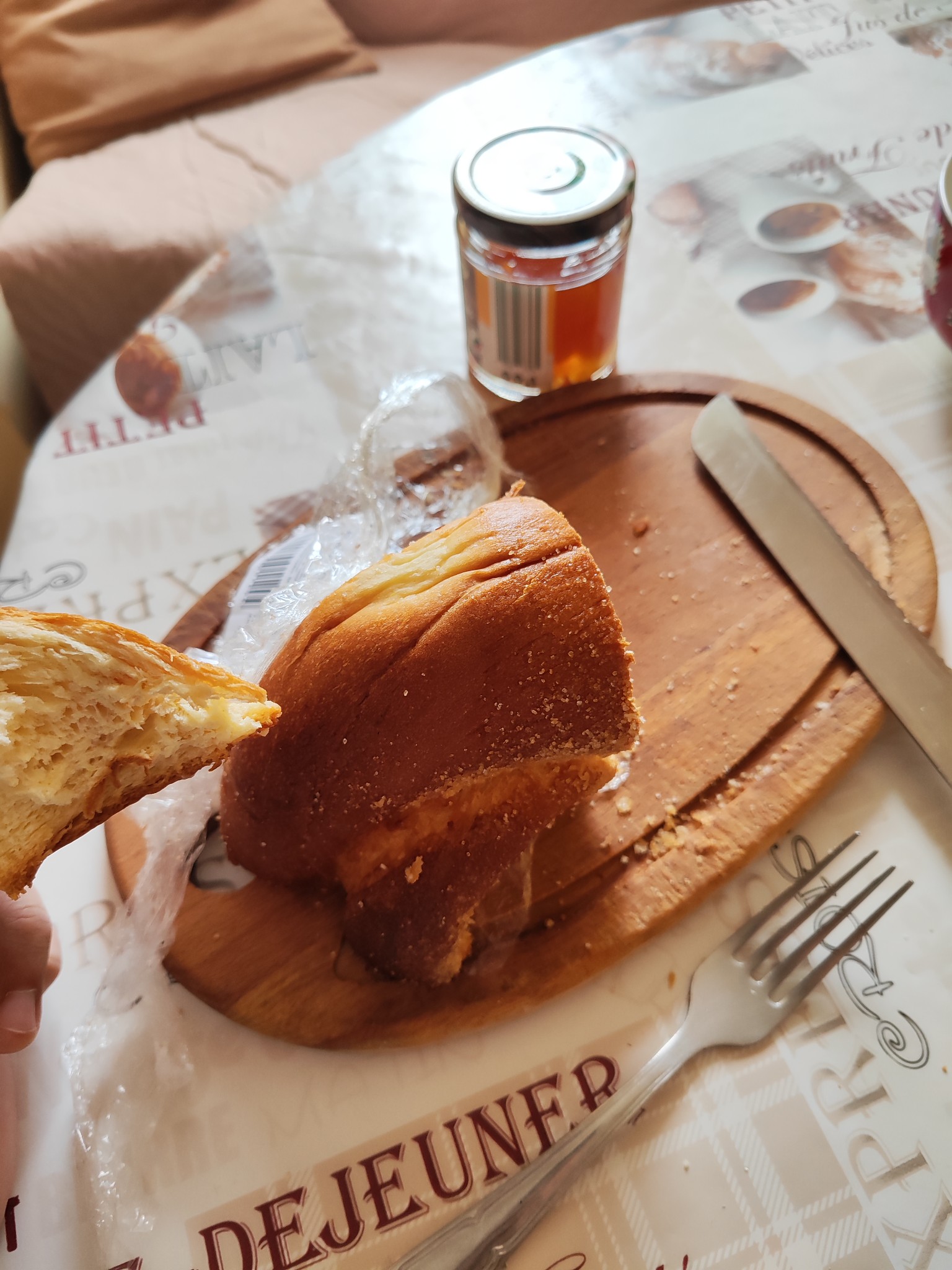 Sweet Brioche with Honey