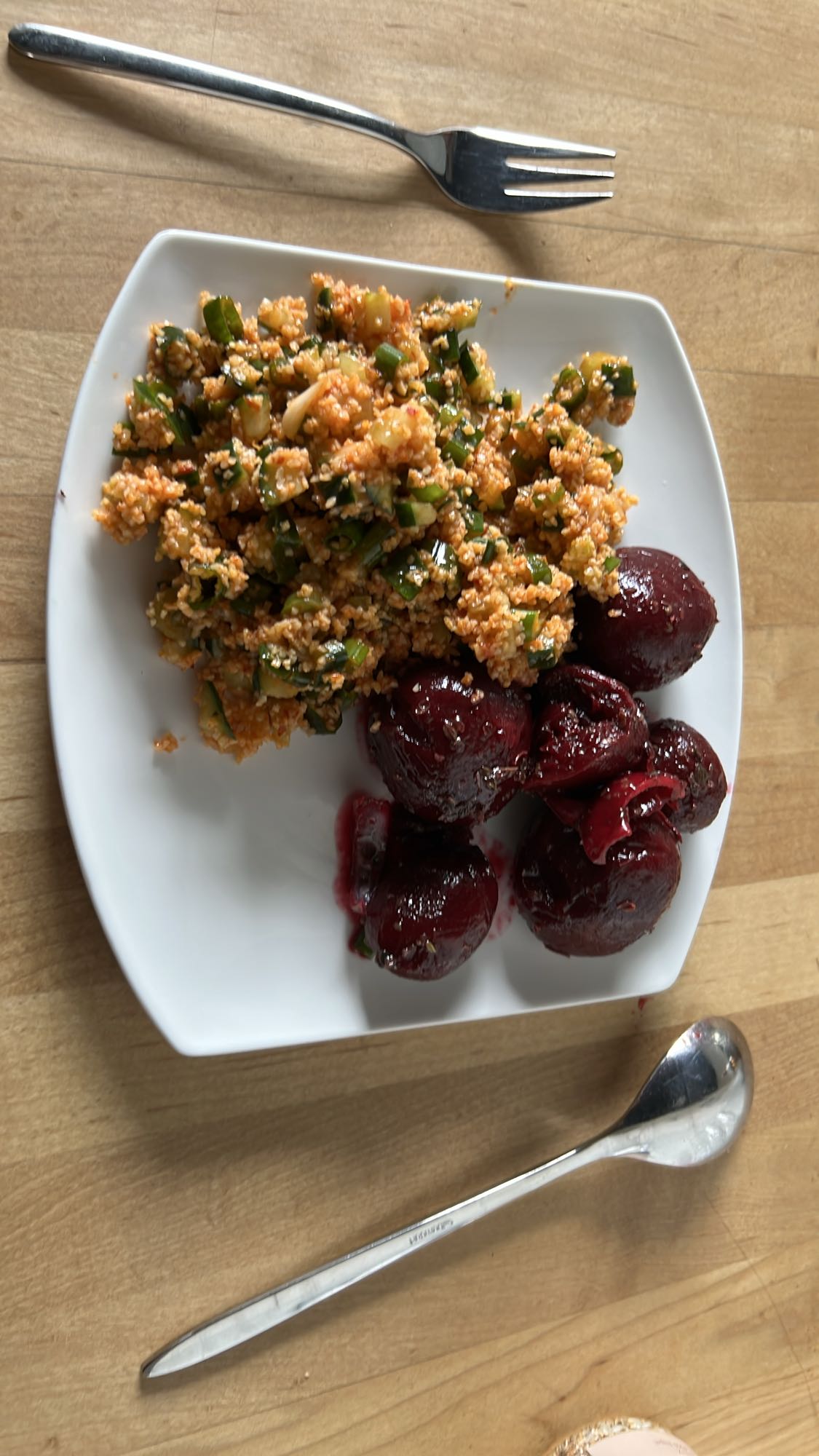 Bulgursalat mit Roter Bete