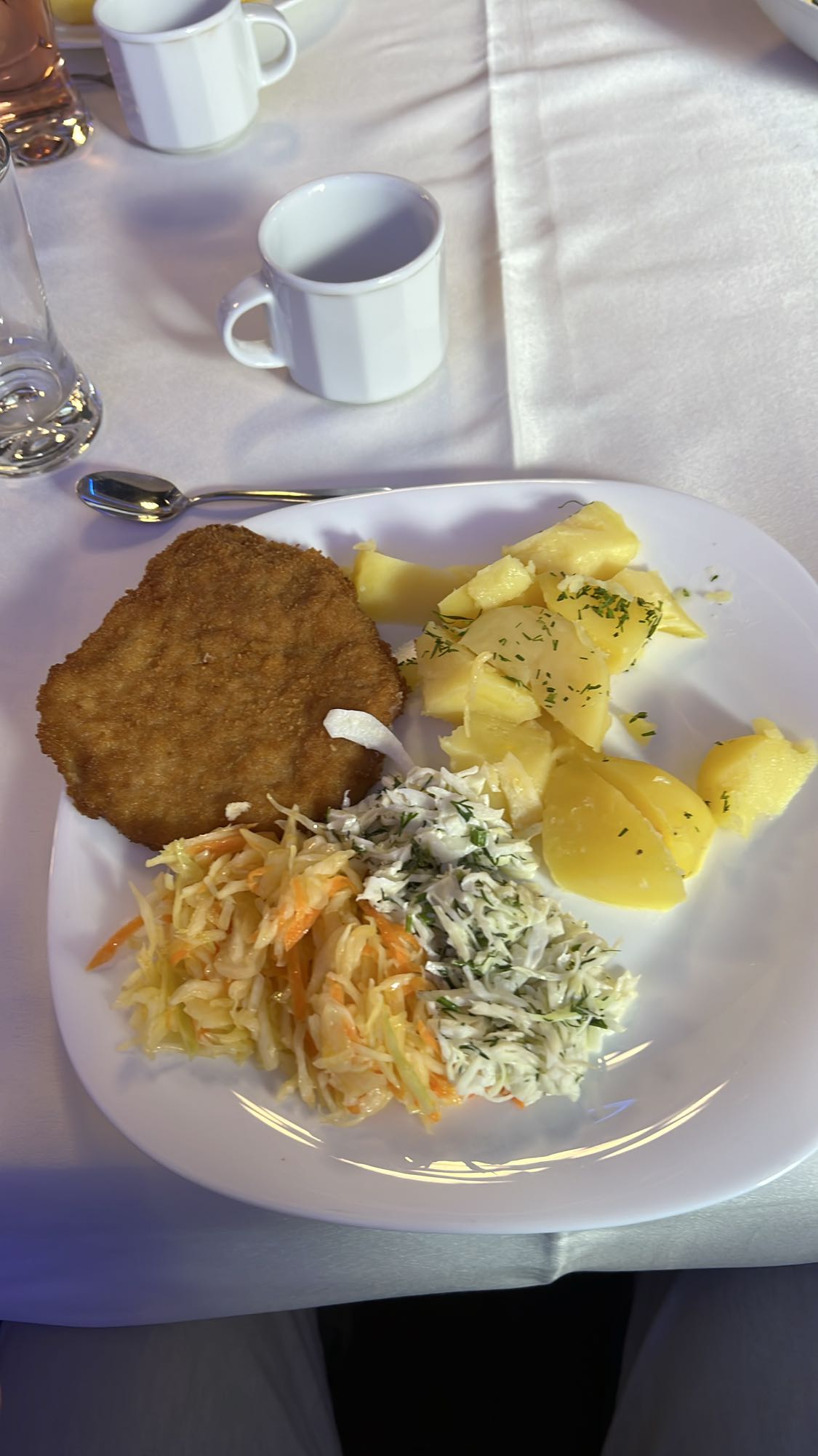 Kotlet z ziemniakami