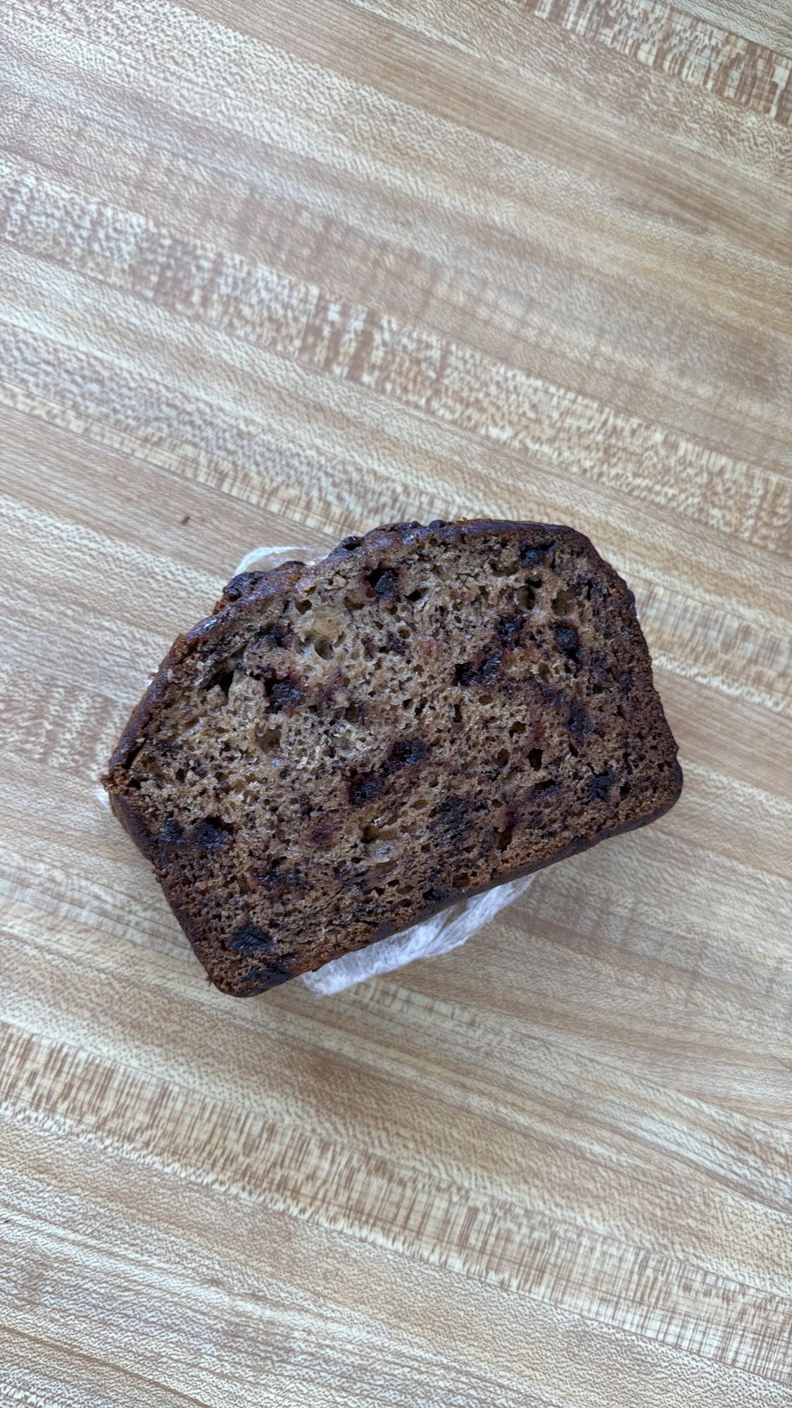 Part de cake à la banane