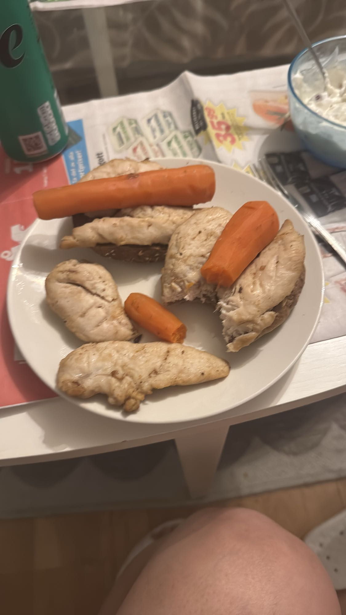Kyckling med morötter