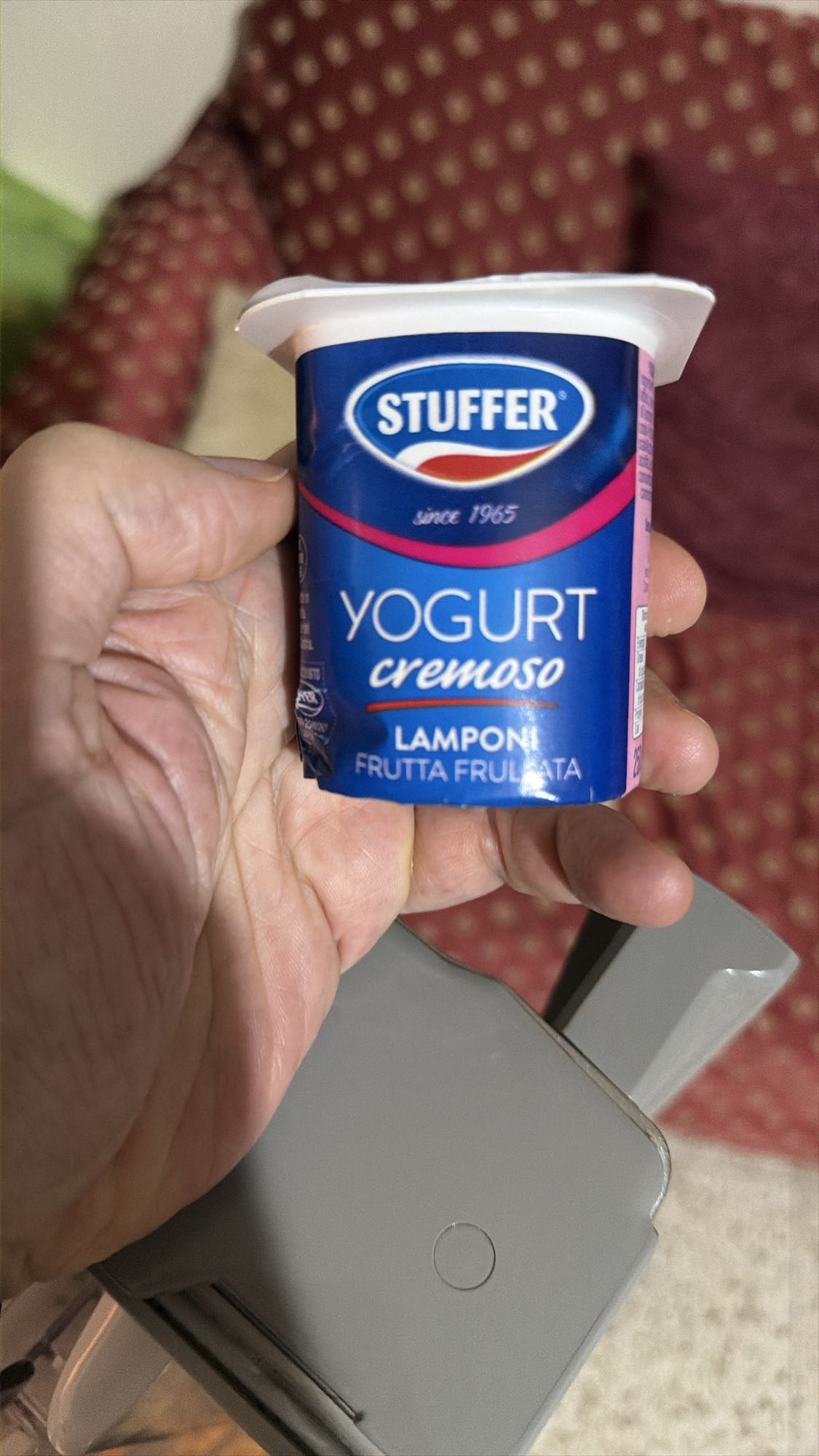 yogur cremoso frambuesa