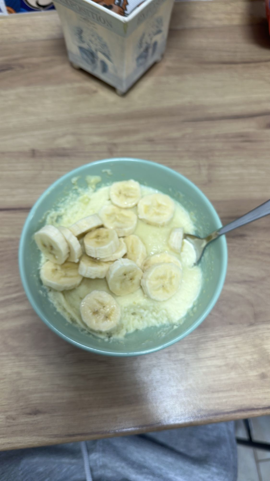 papilla con plátano