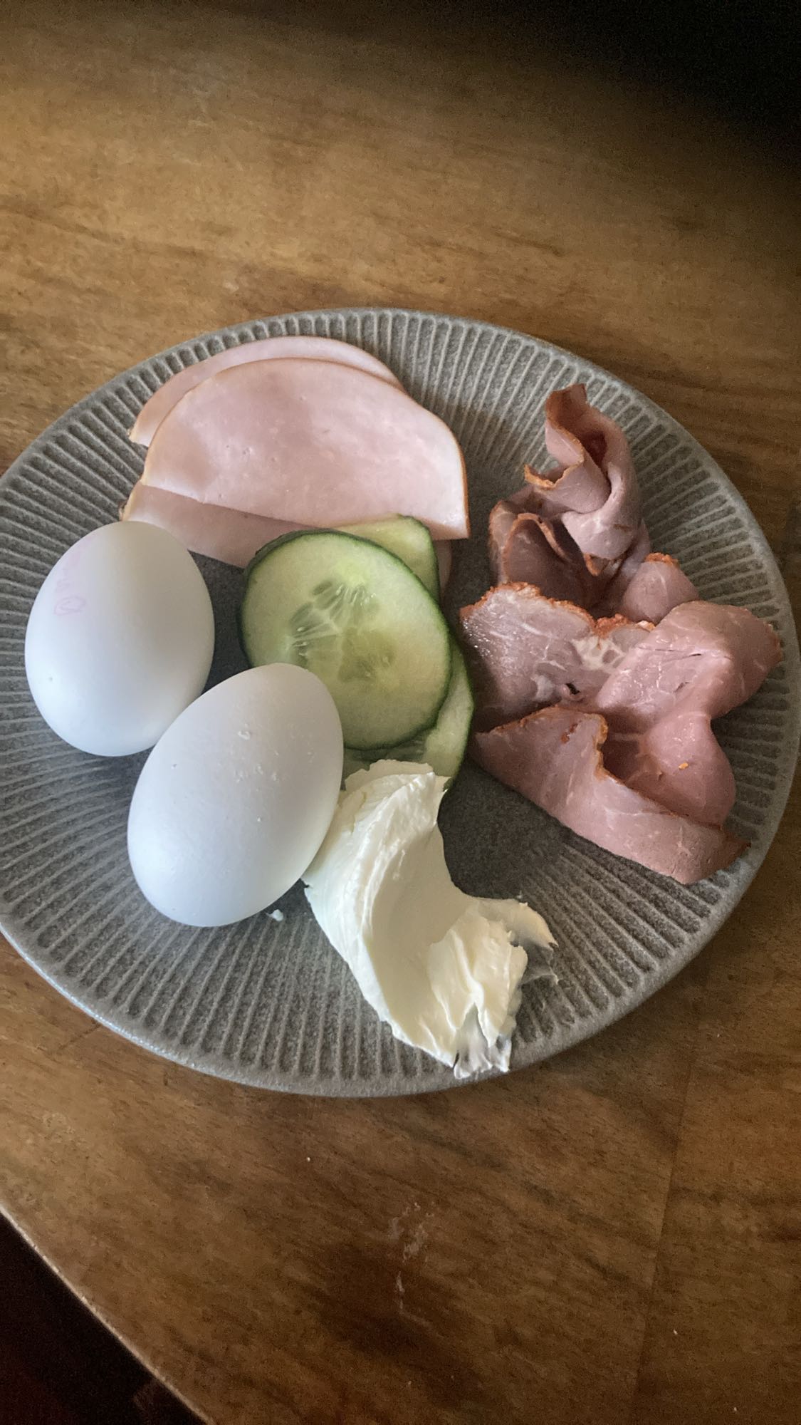 Ägg med skinka