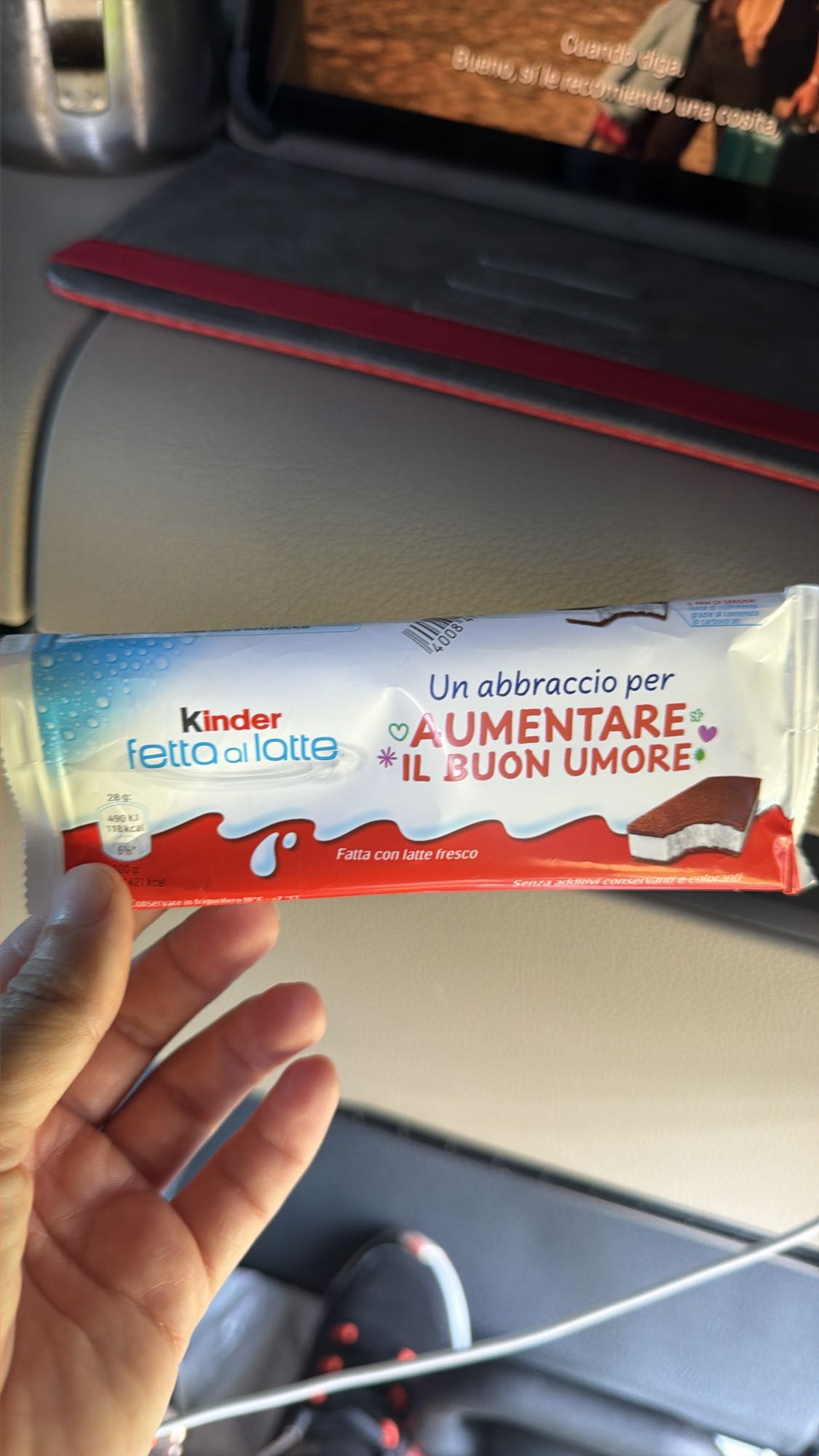 Kinder fetta al latte