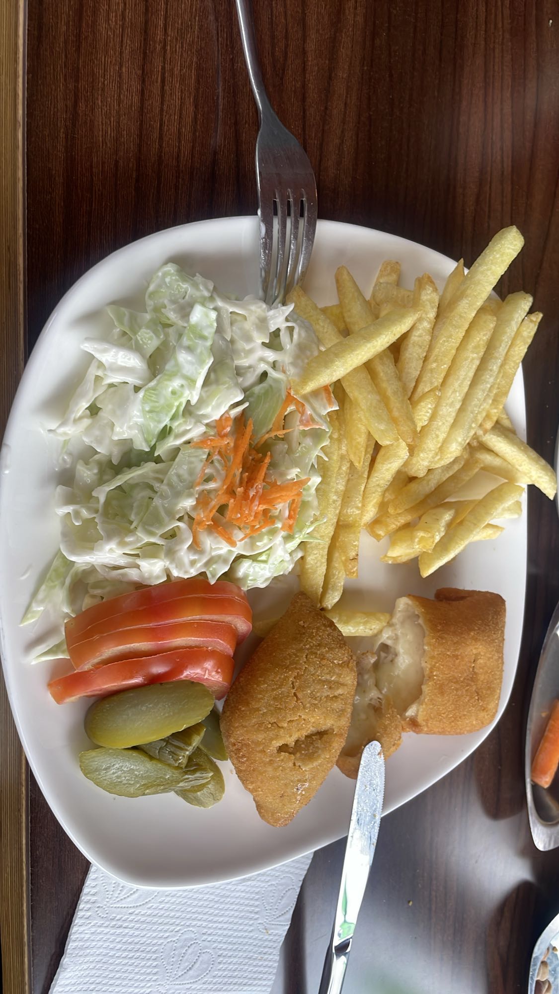 Fried snack plate