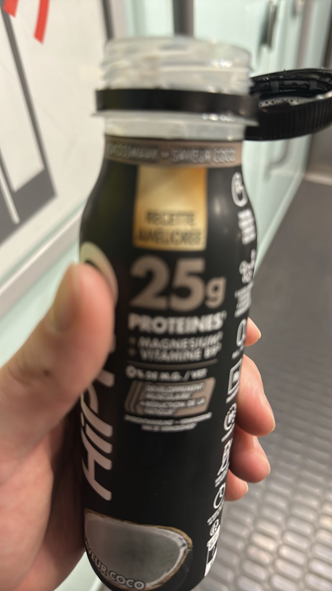 Boisson protéinée coco