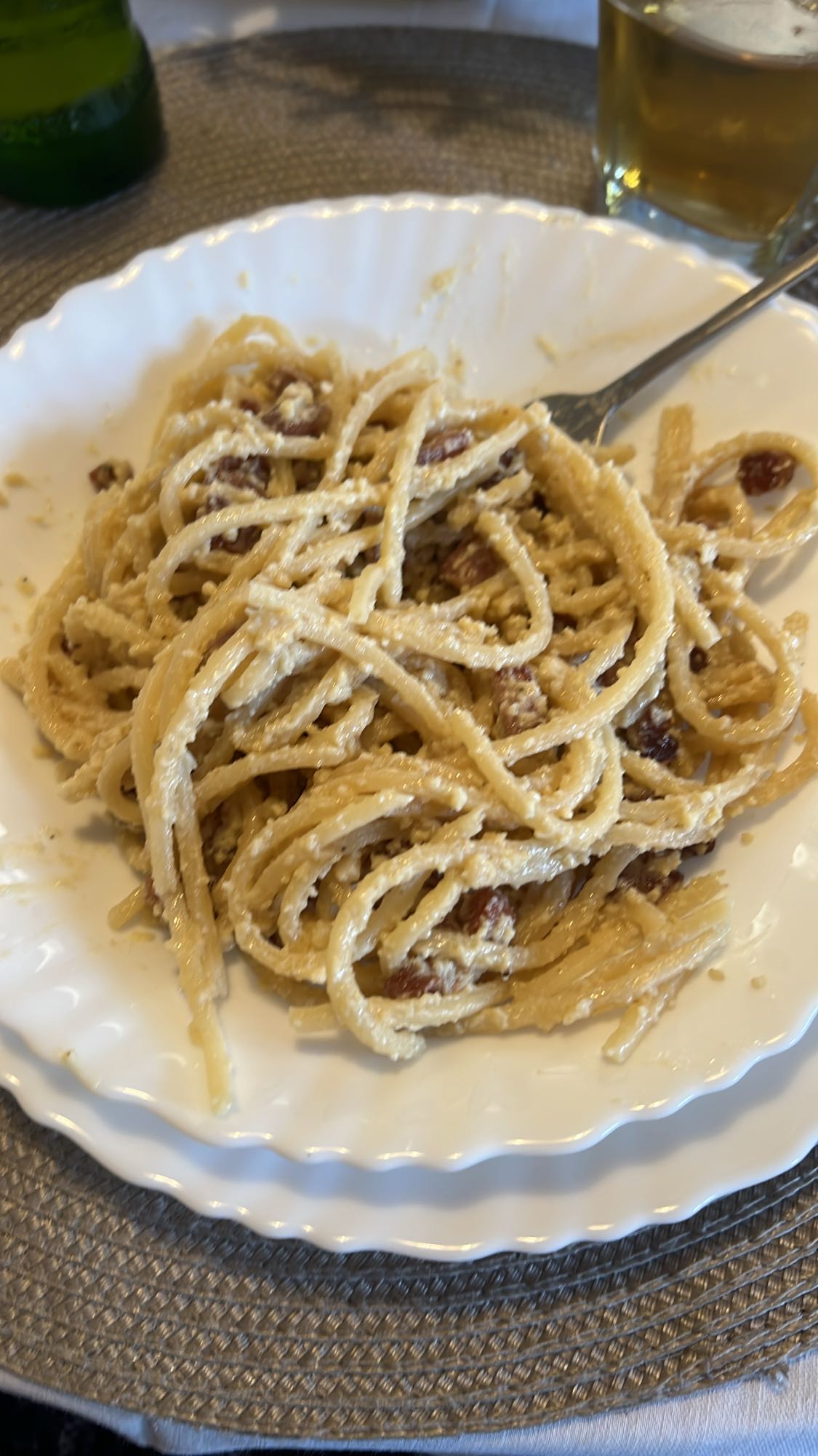 Paste carbonara