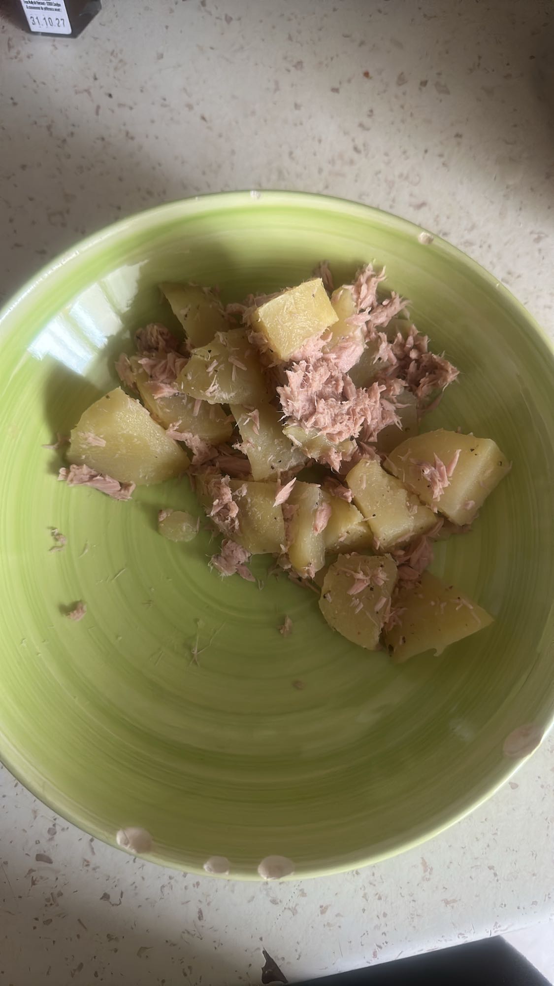 Pommes de terre au thon