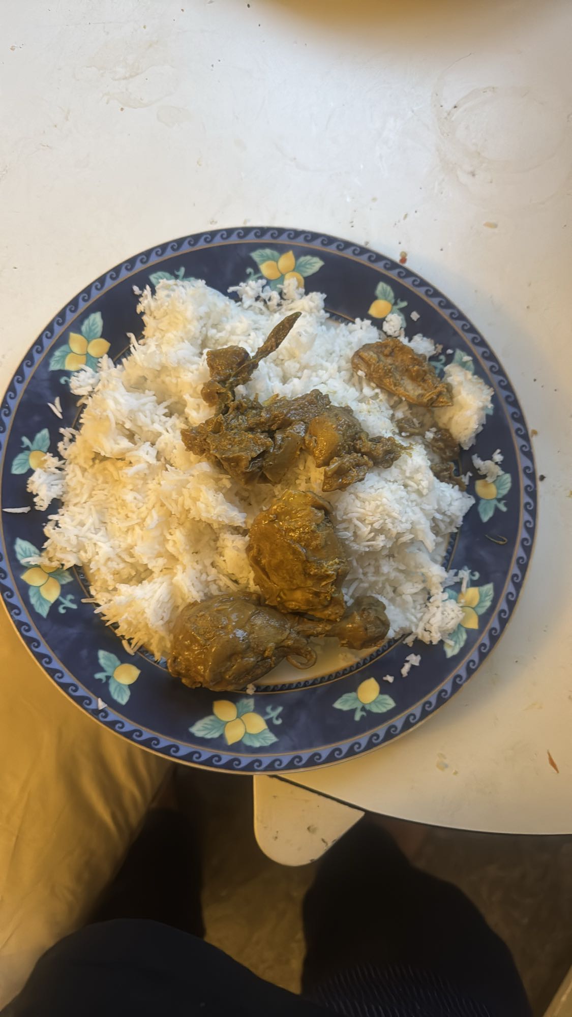 Rice with Chicken Curry