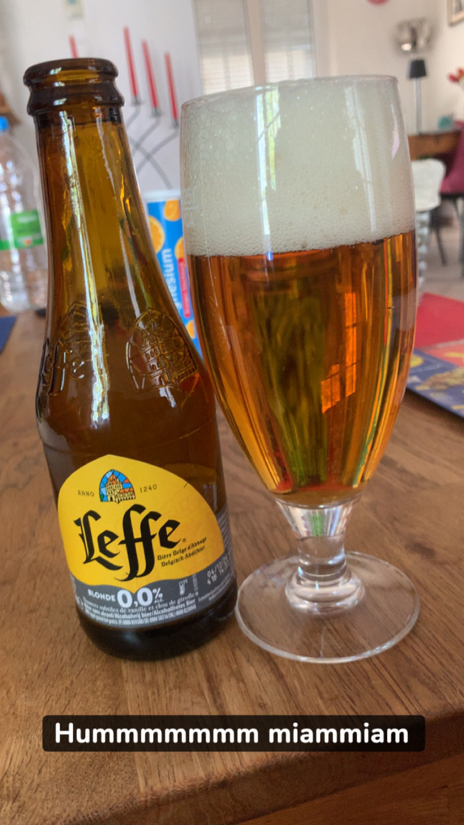 Bière blonde sans alcool