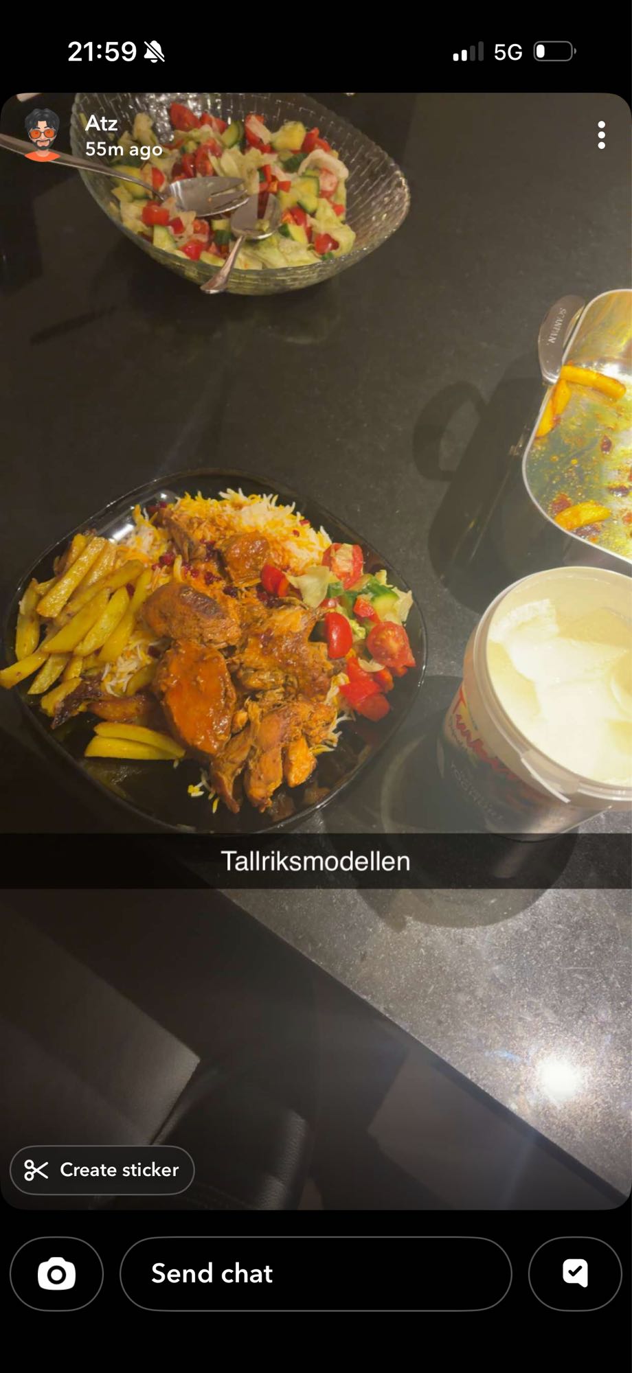 Chicken Rice Plate