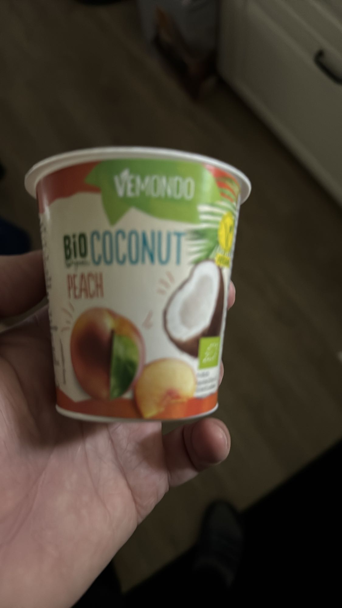 Coconut Peach Yogurt
