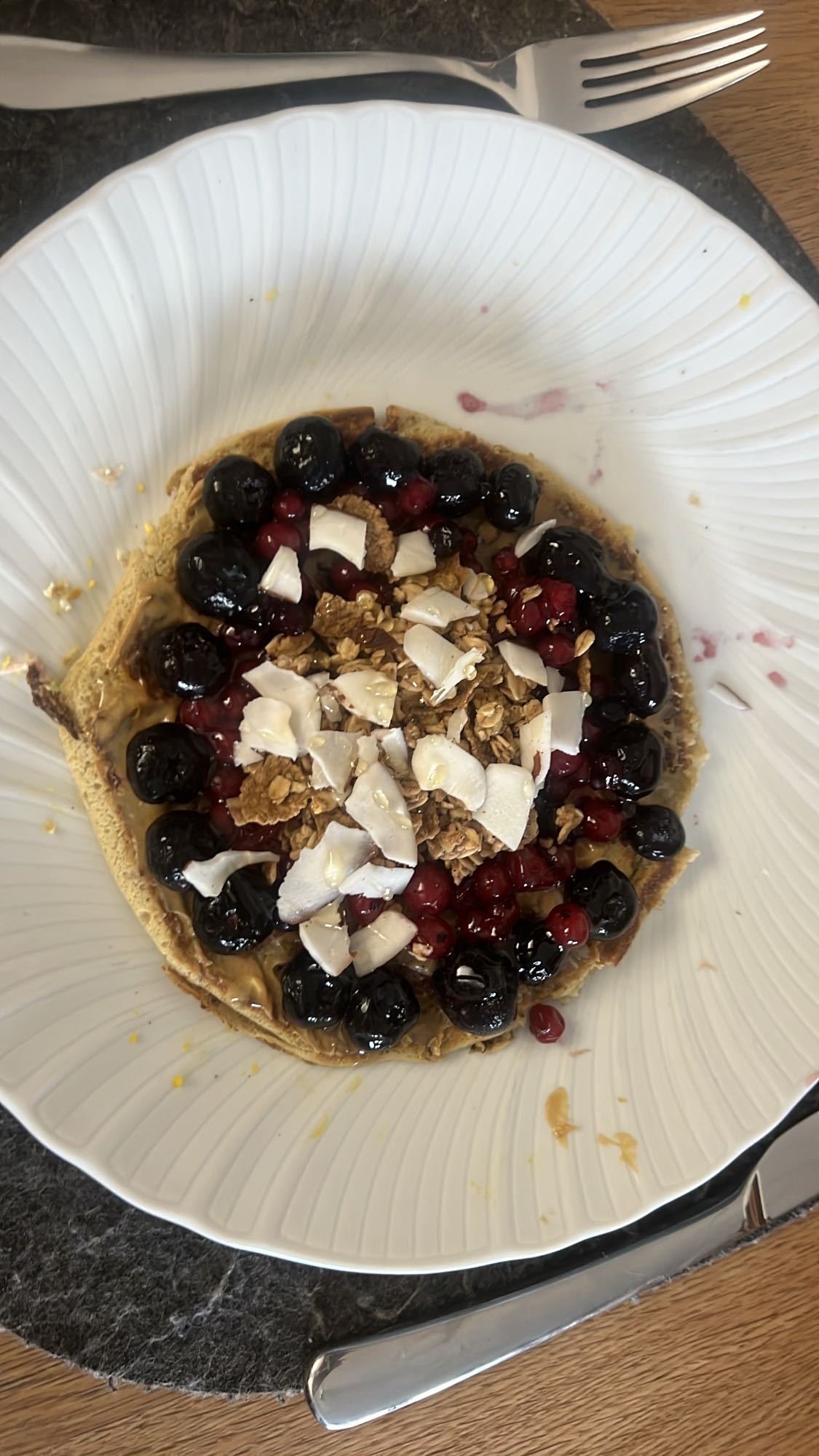 Pancake con frutti