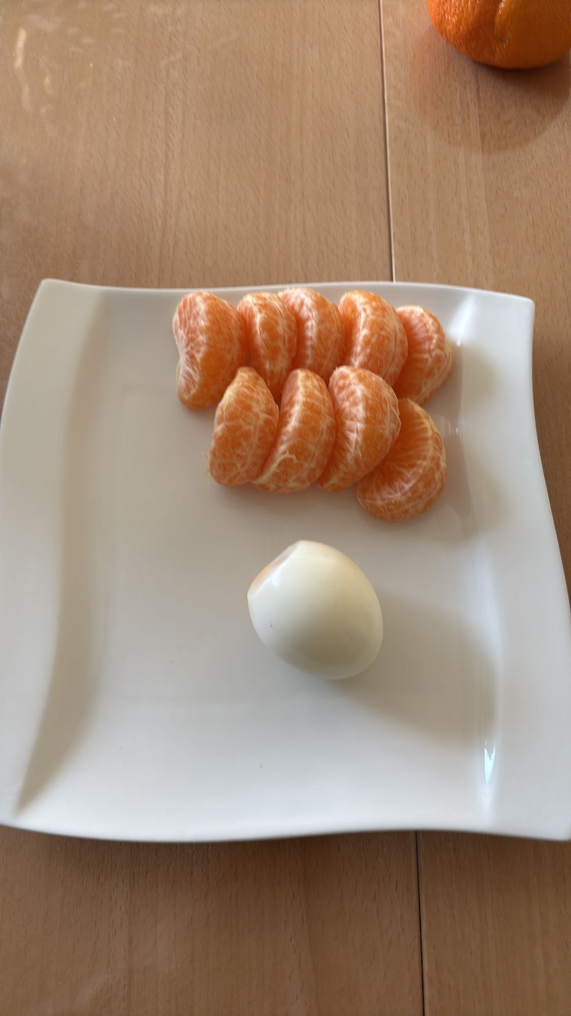 Ei mit Mandarine