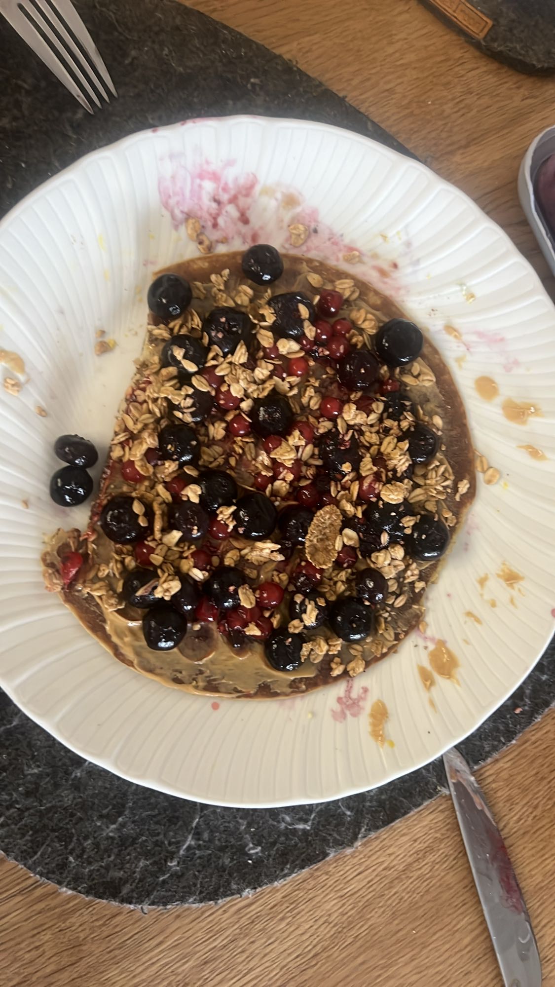 Pancake con frutti