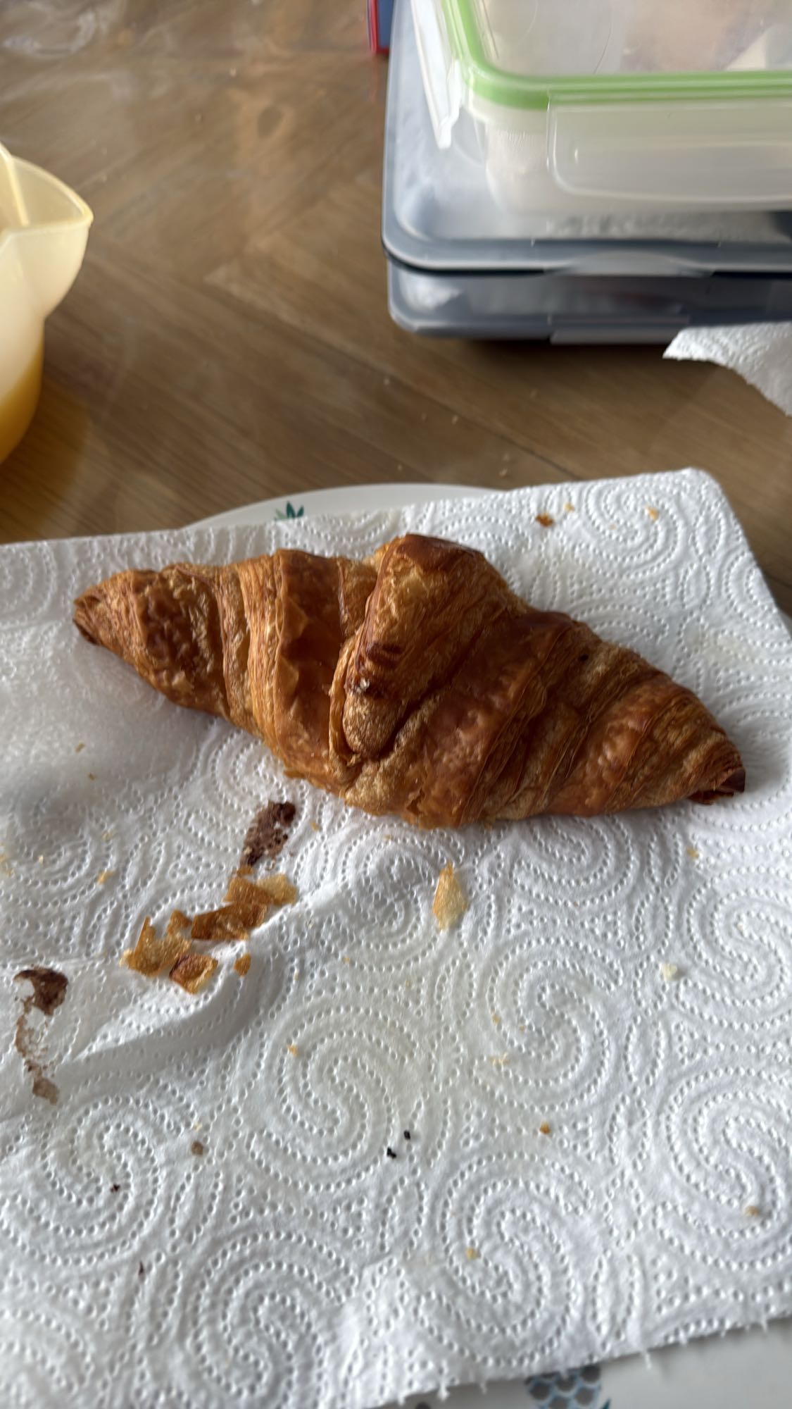 Butter Croissant with Honey