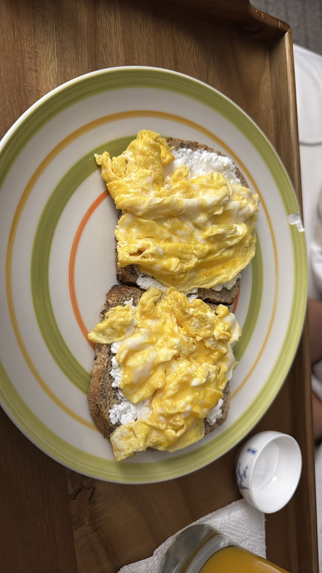 tostadas con huevo