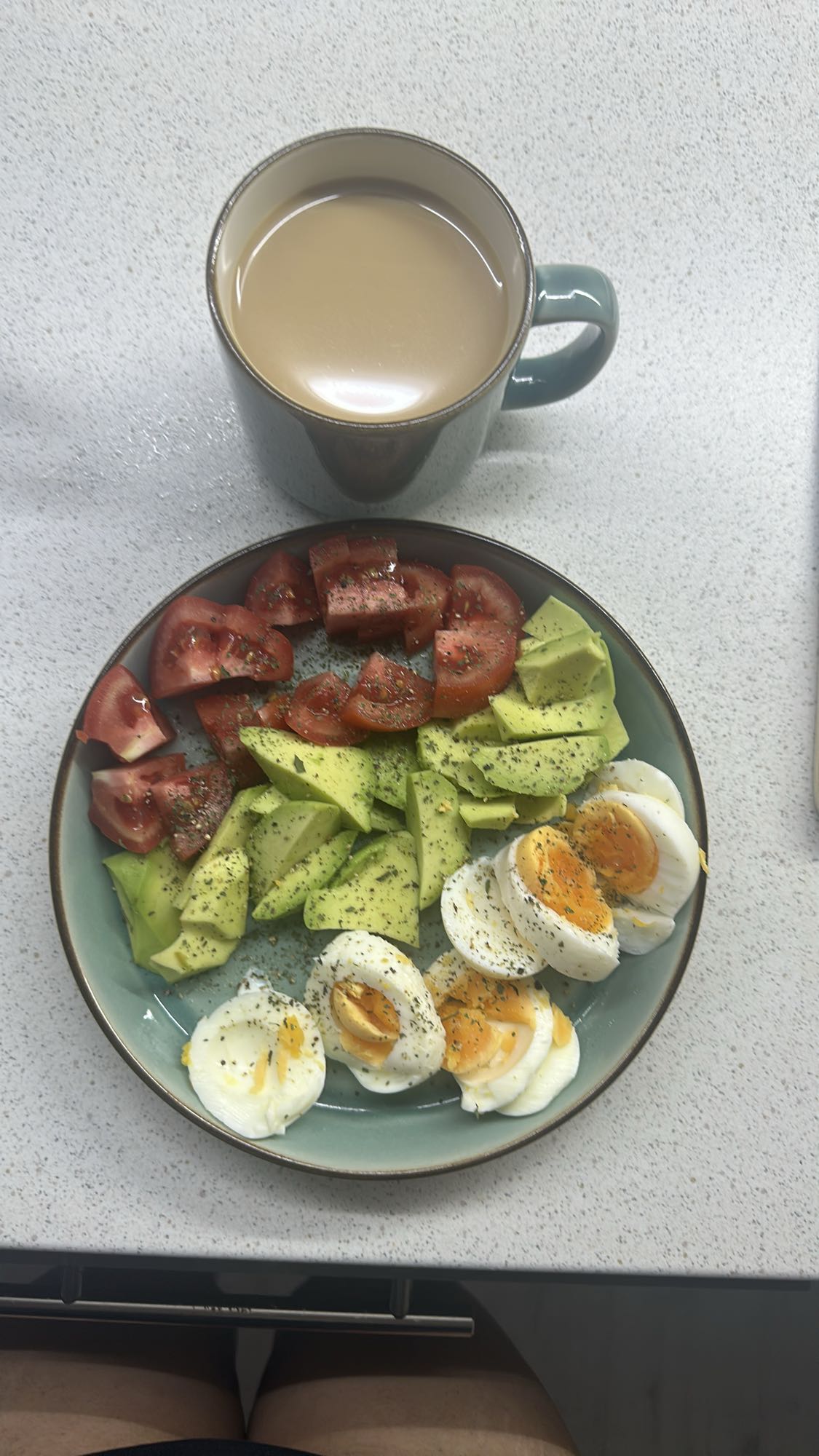 Egg Avocado Plate