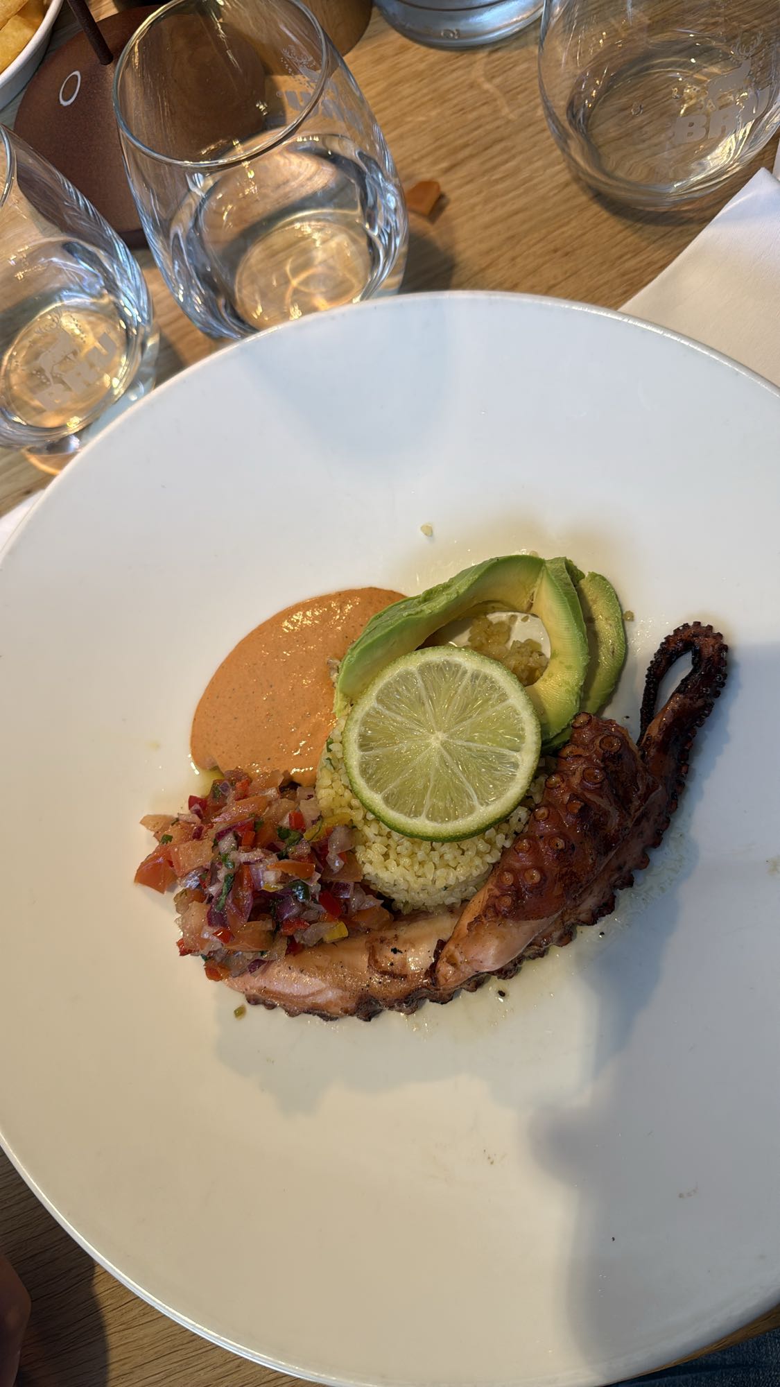 Octopus Couscous Bowl