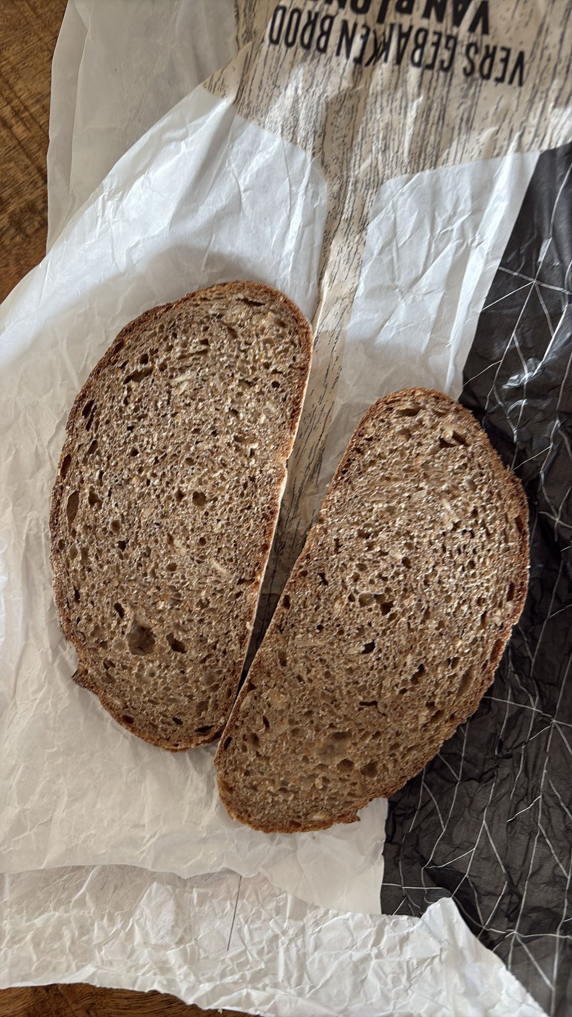 Twee sneetjes brood