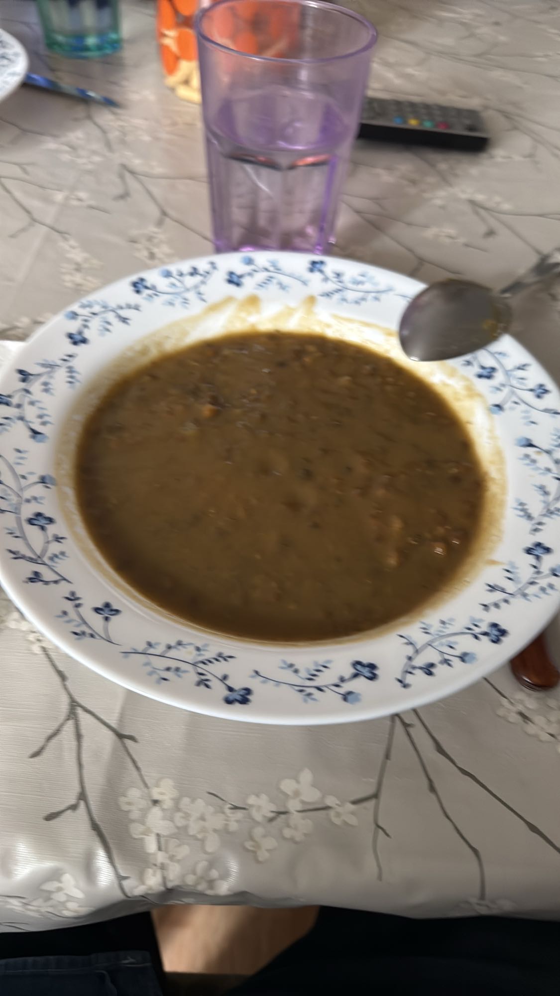 sopa de lentejas