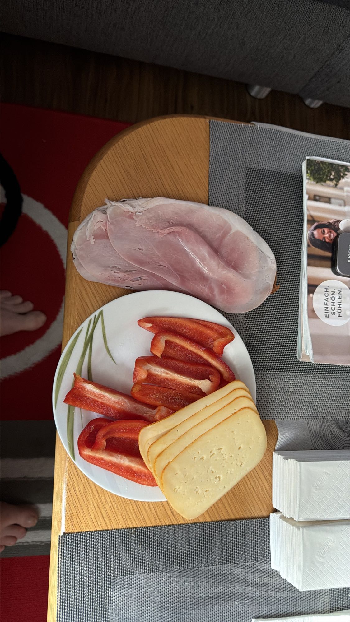 Schinken Käse Paprika