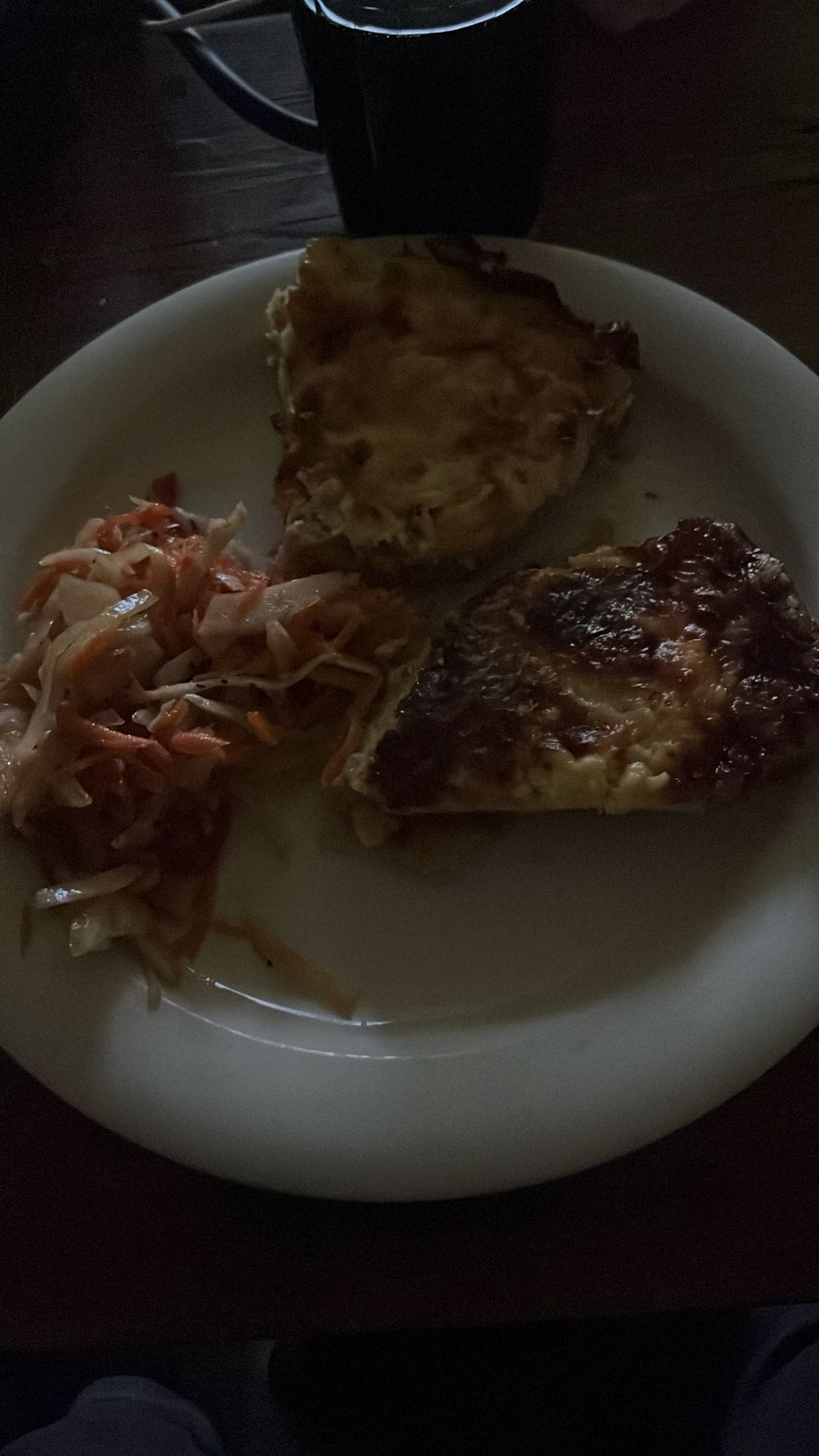 Lasagne med kålsallad