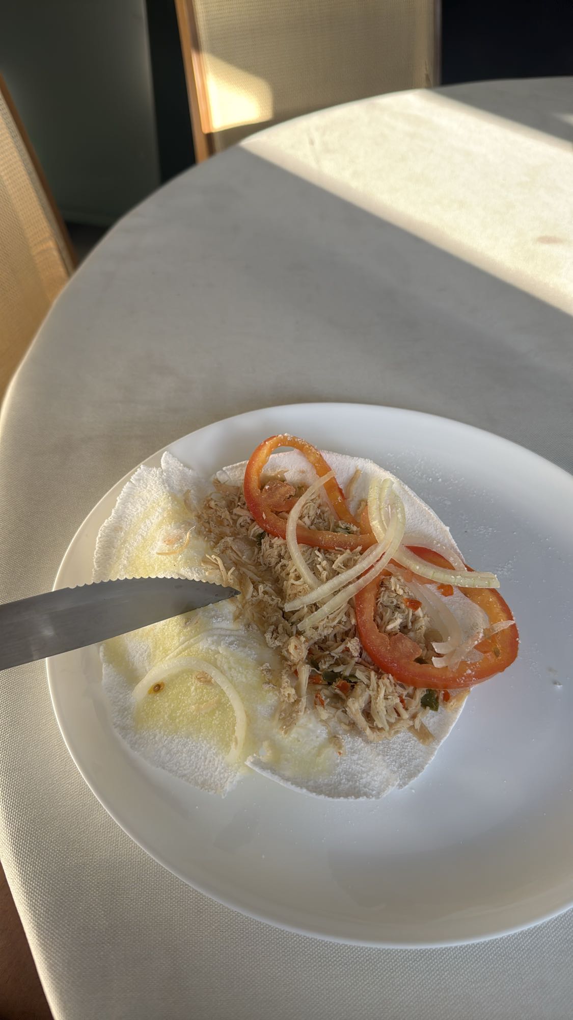 Tapioca com frango