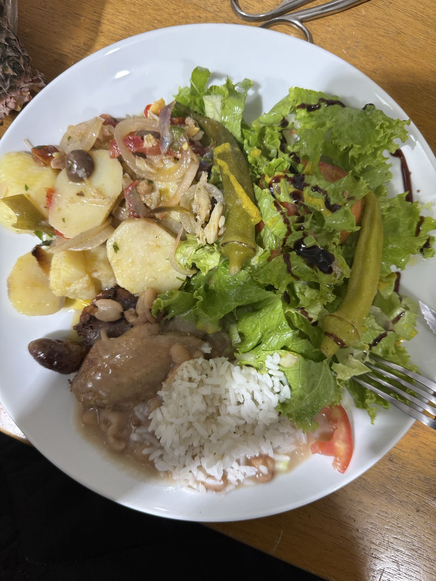 Prato misto com salada