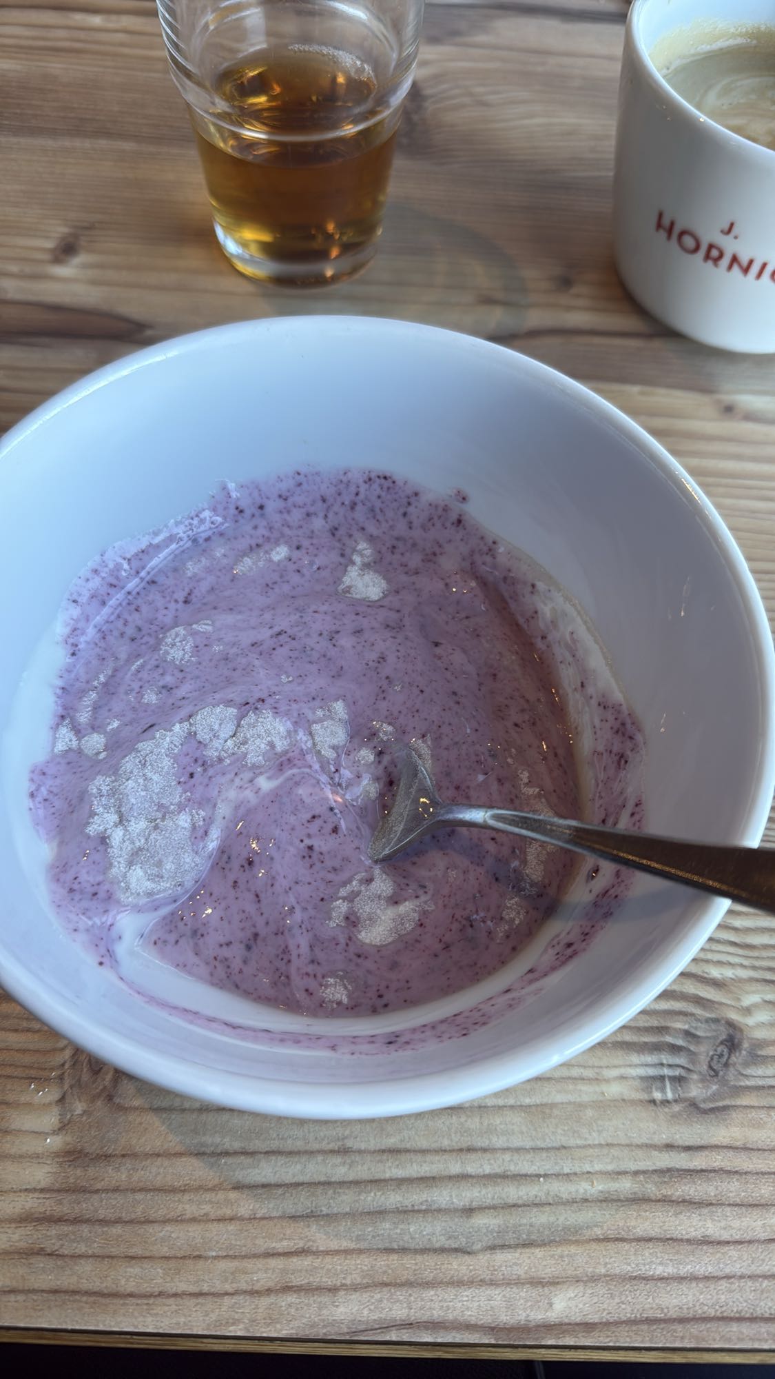 Bosbessenyoghurt