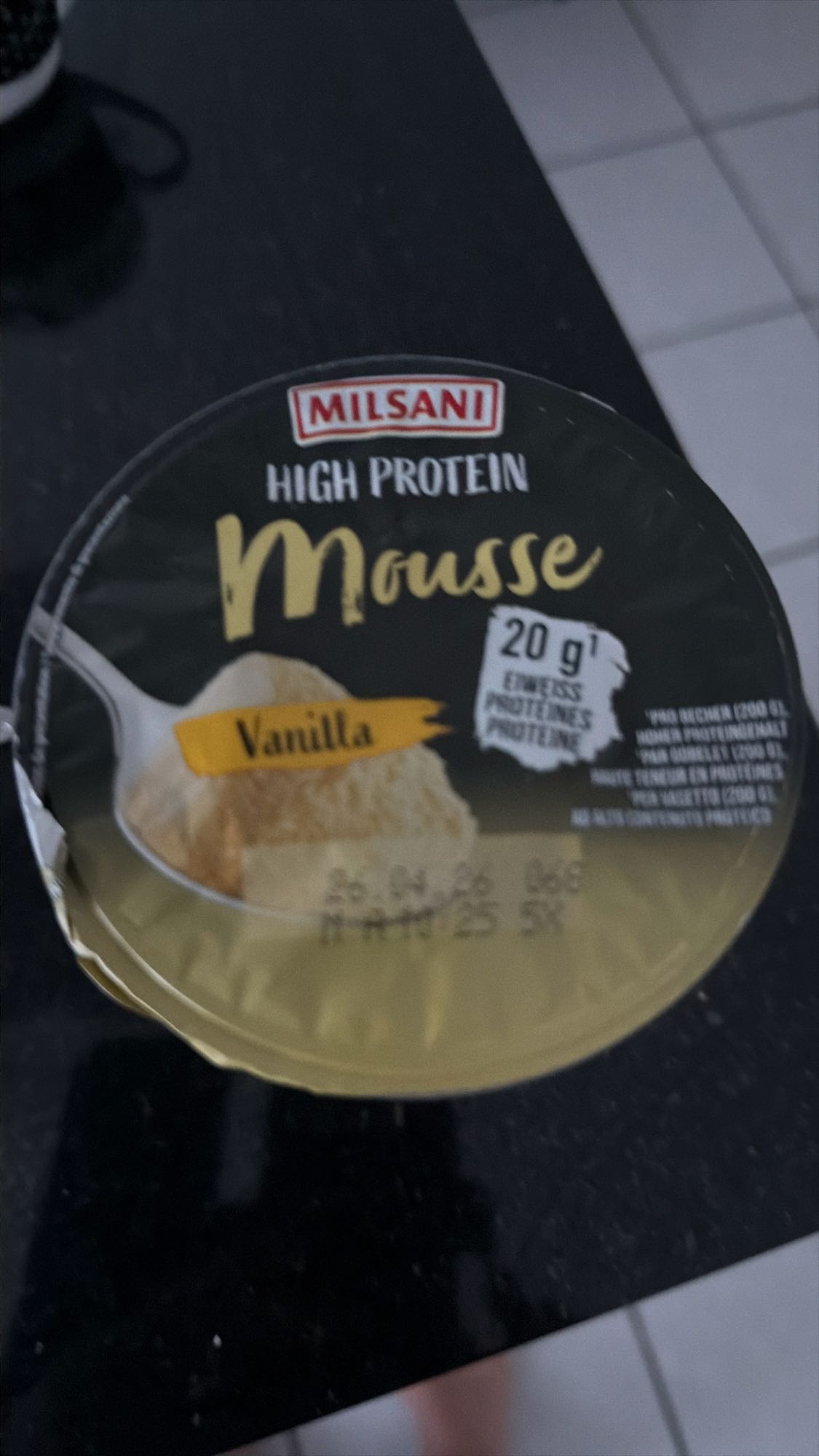 Vanille-Proteinmousse