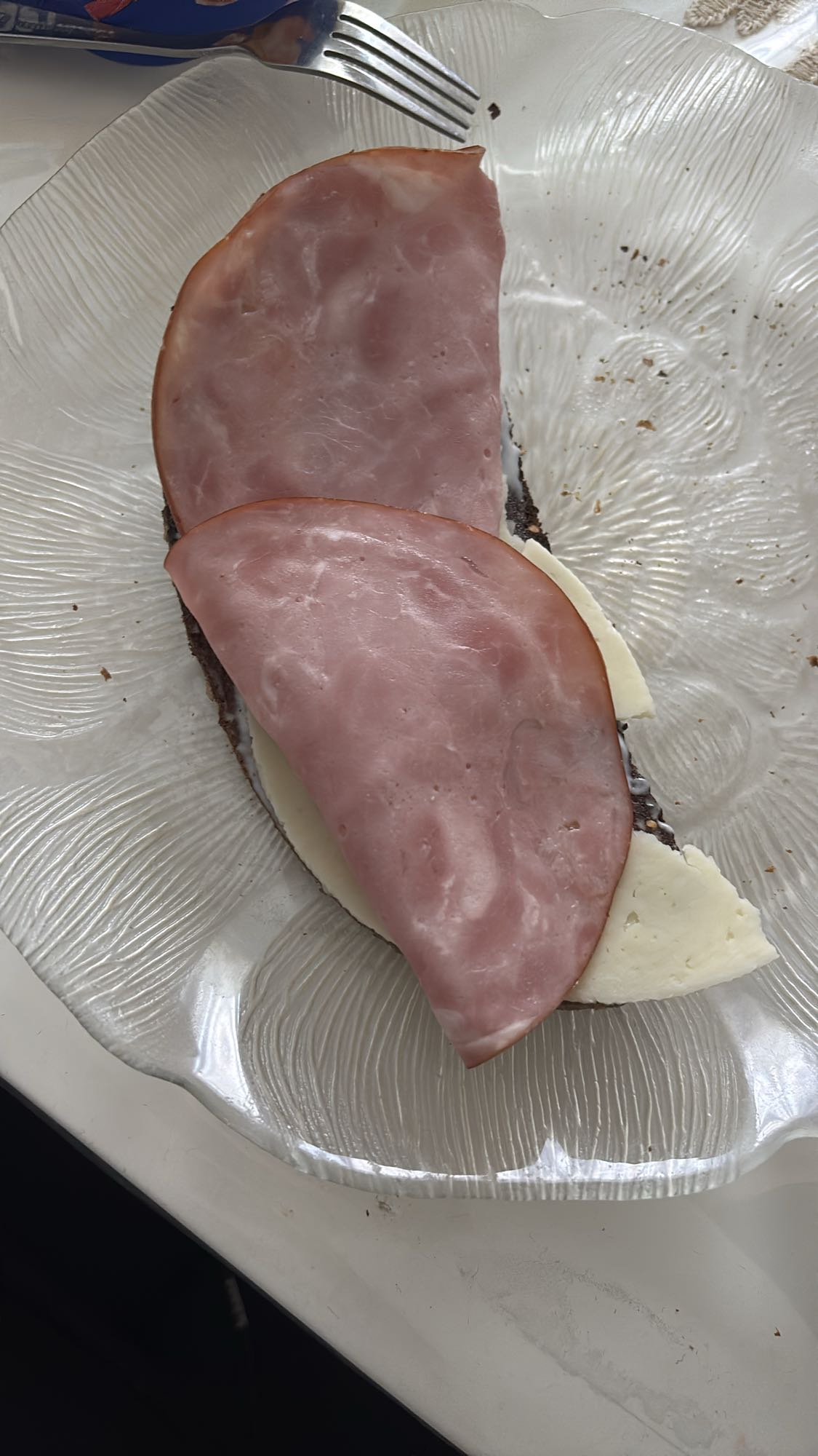 Smörgås med skinka ost