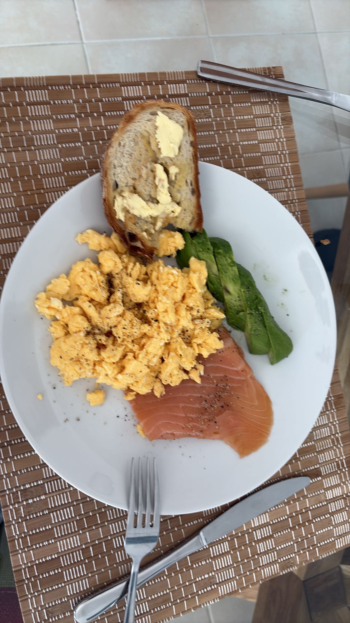 Scrambled Eggs Salmon