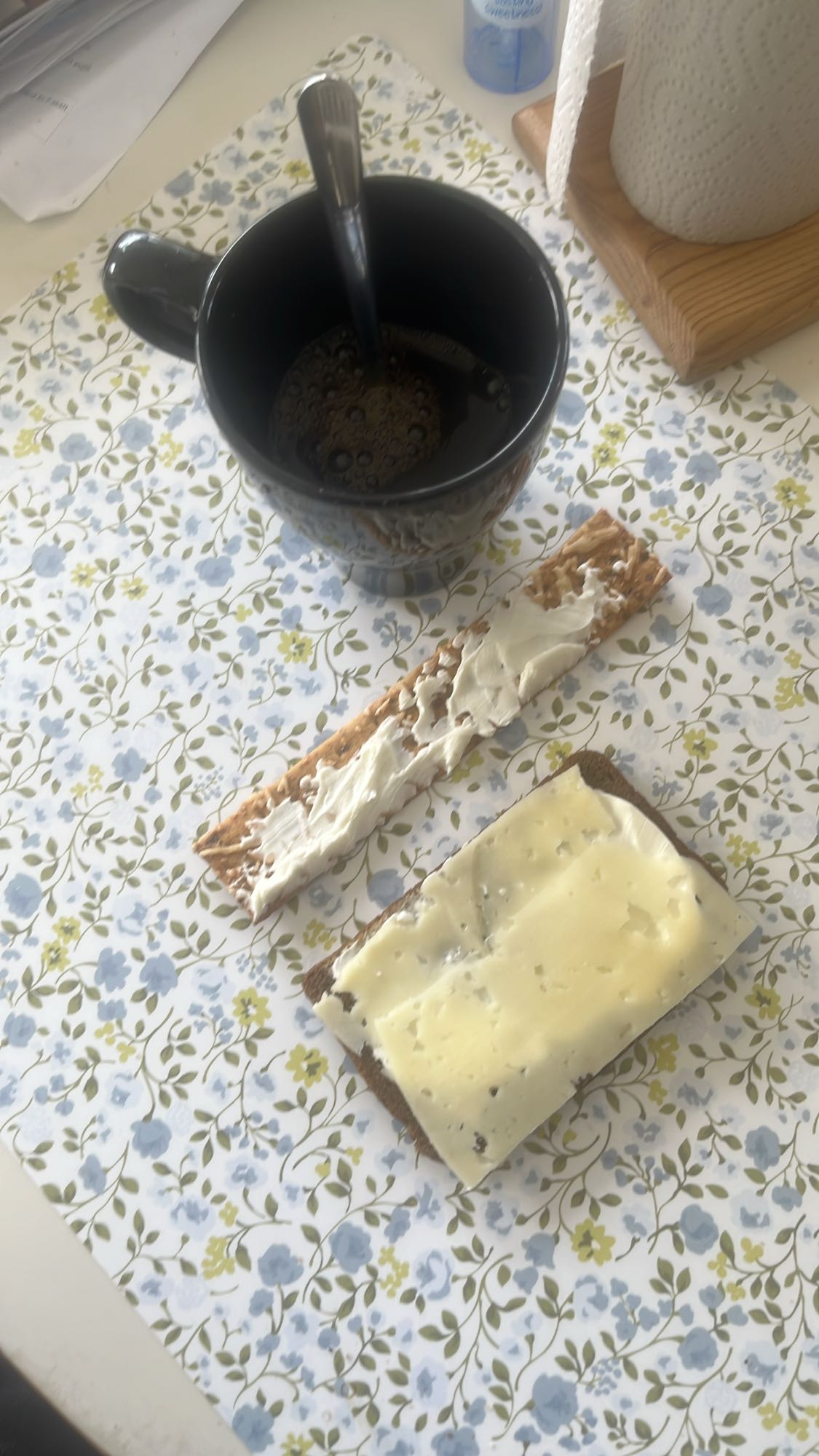 Kaffe med knäckebröd