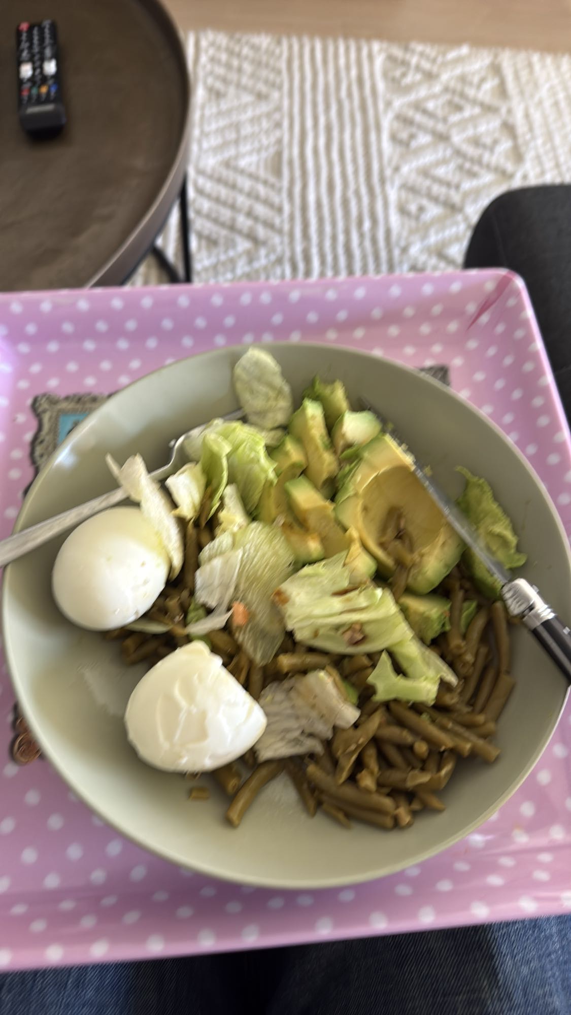 Salade haricots avocat