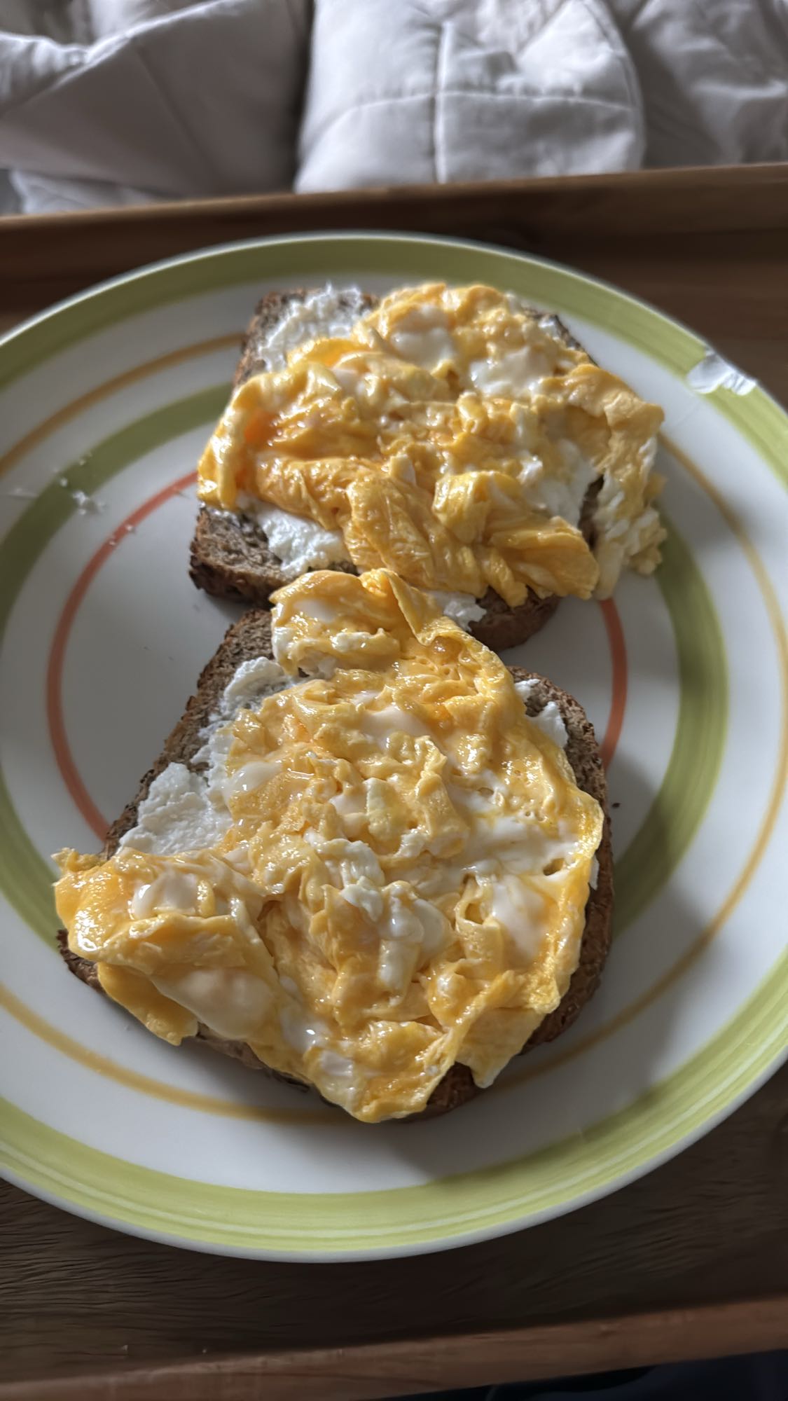 tostadas con huevo