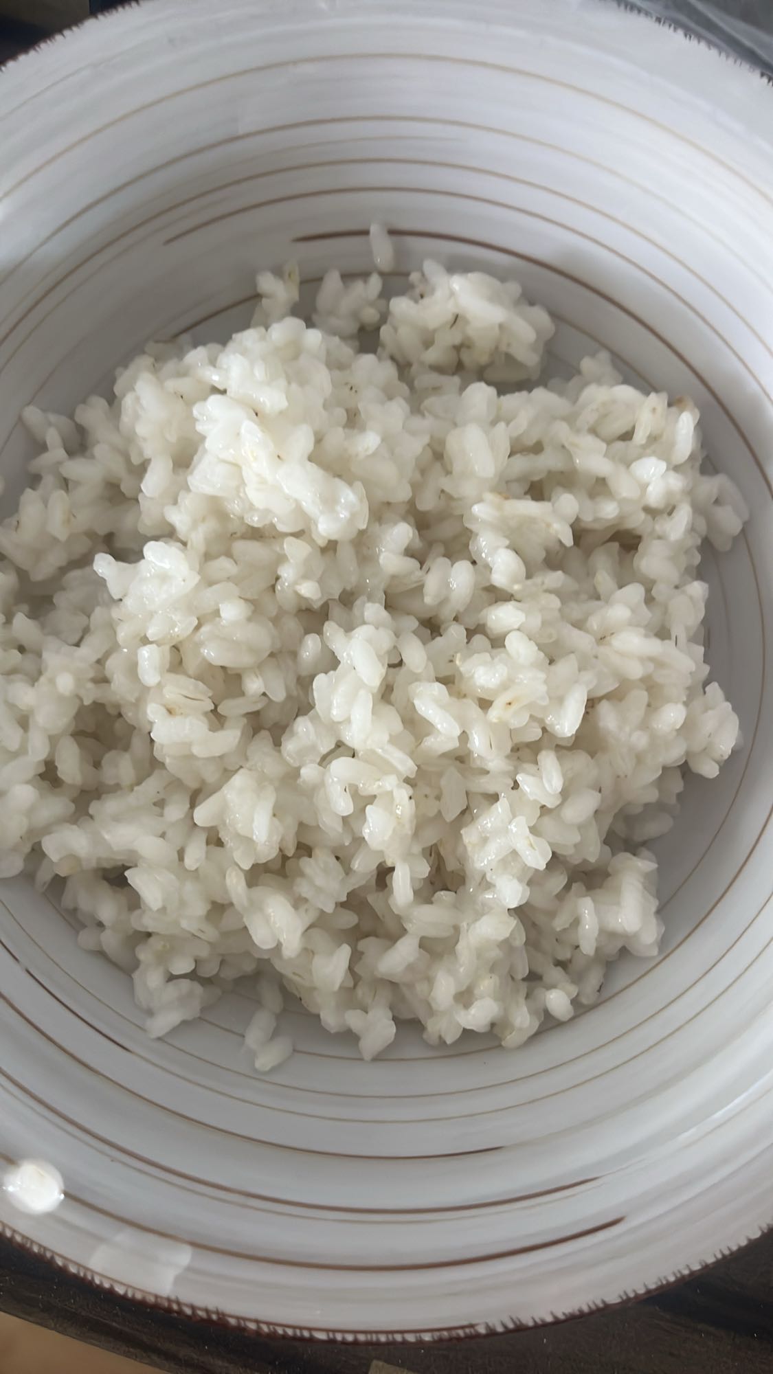 arroz blanco cocido