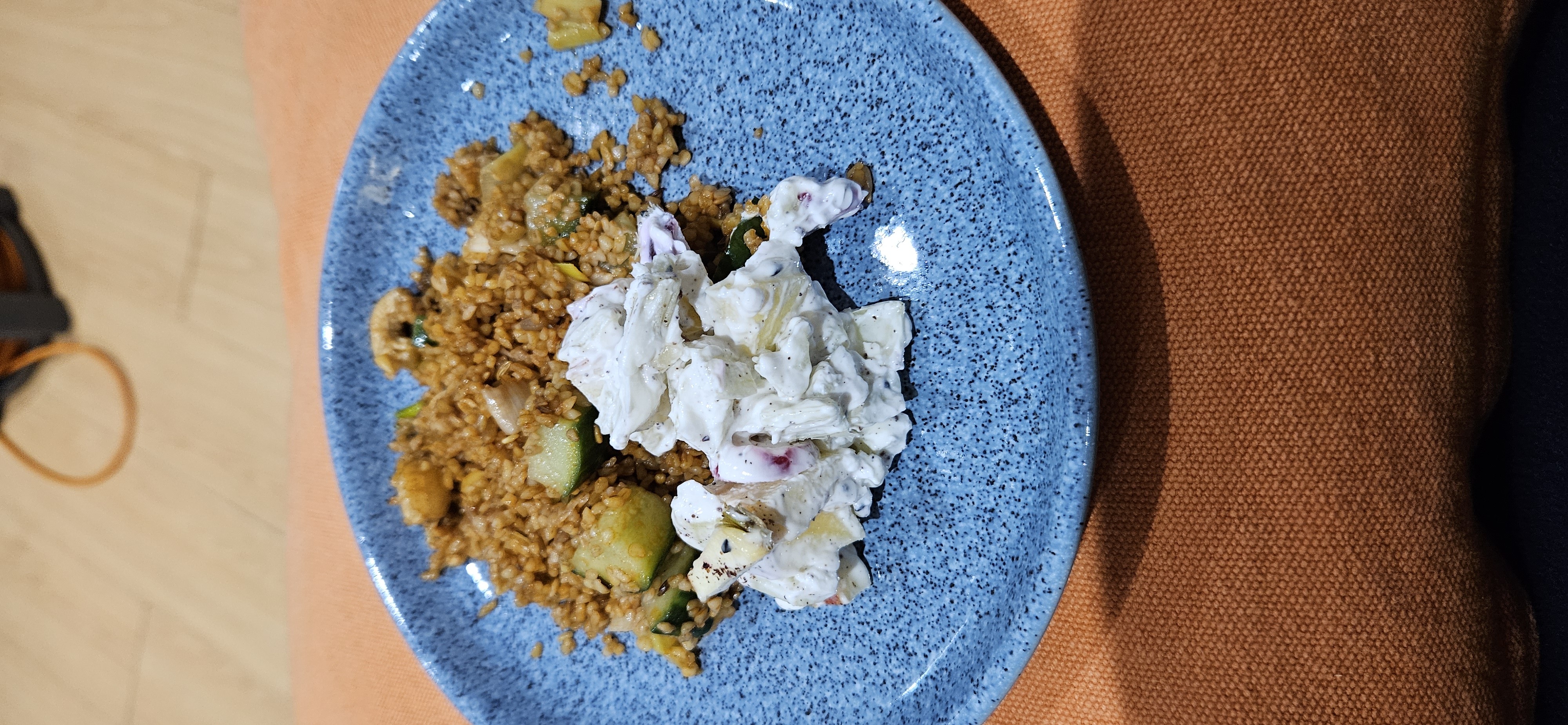 Bulgur with Salad