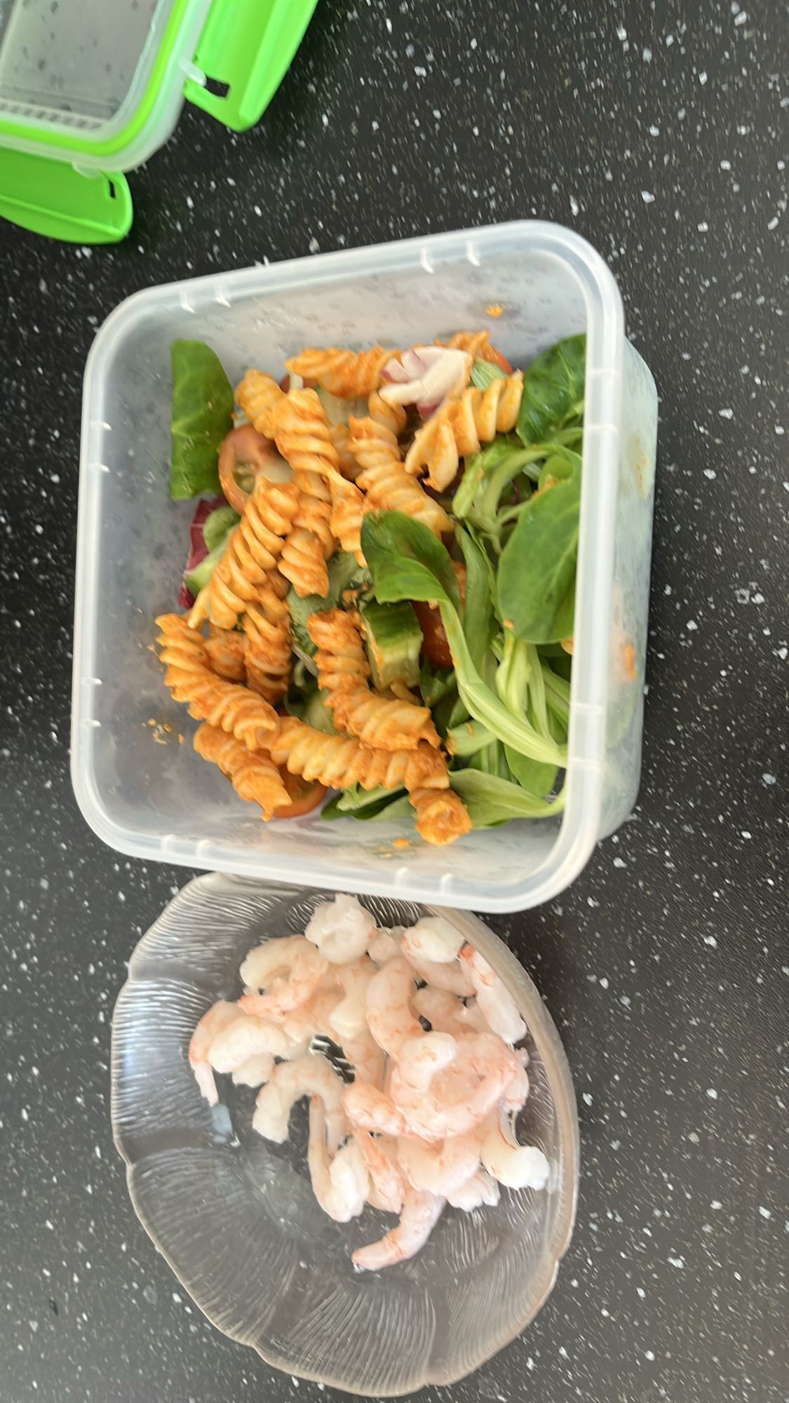 Pastasallad med räkor