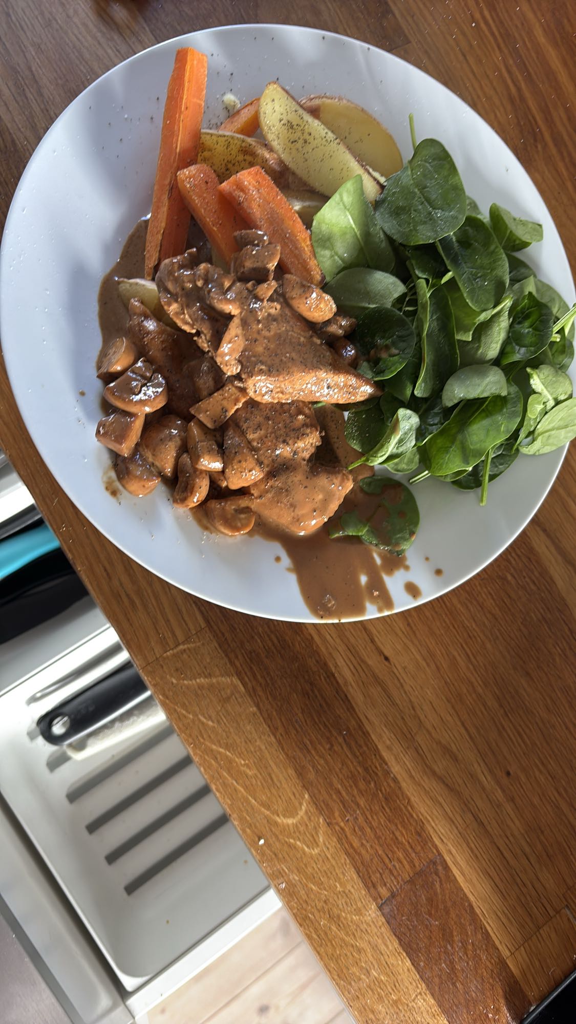 Kyckling med grönsaker