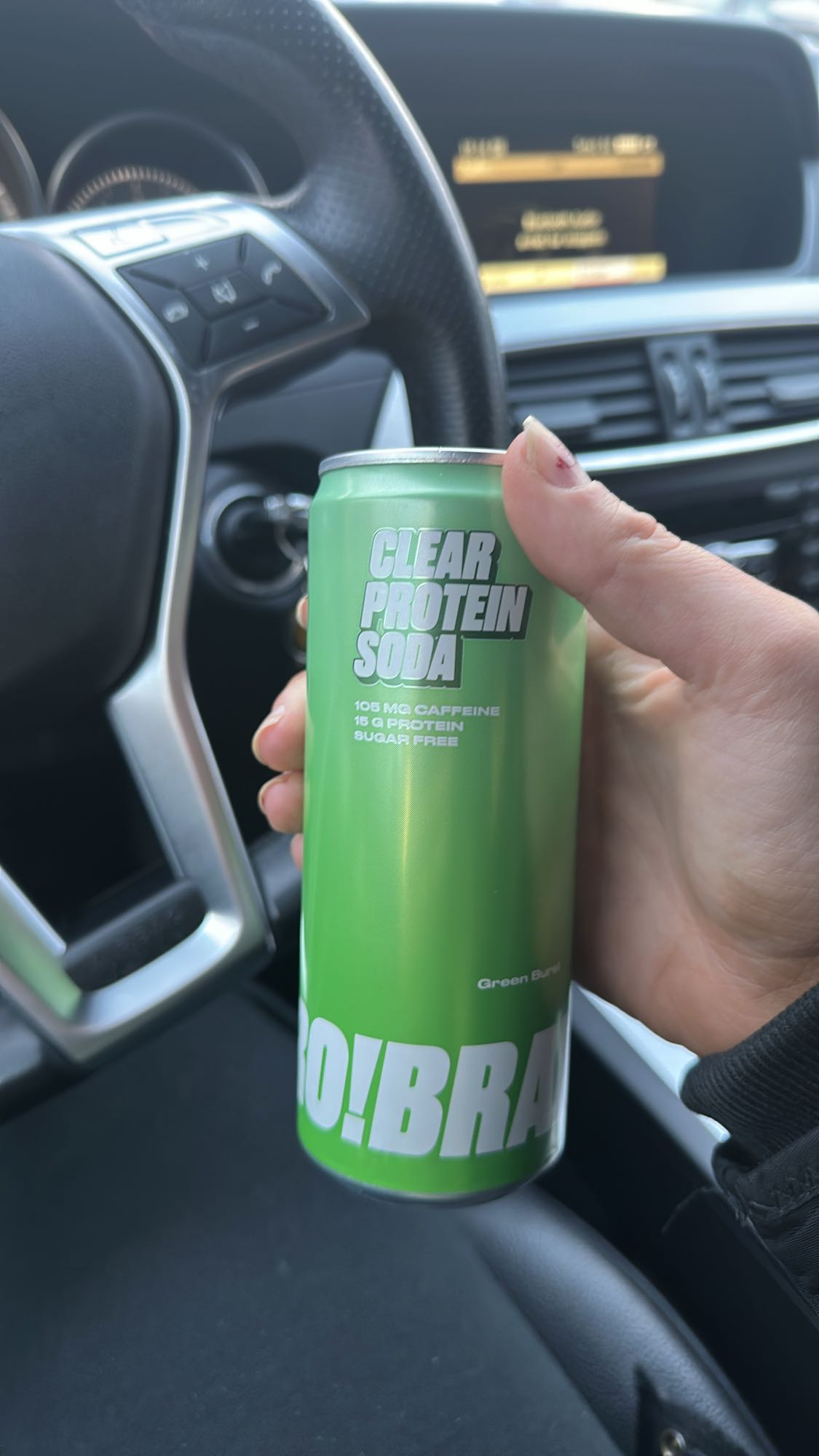 Proteinsoda grön burk