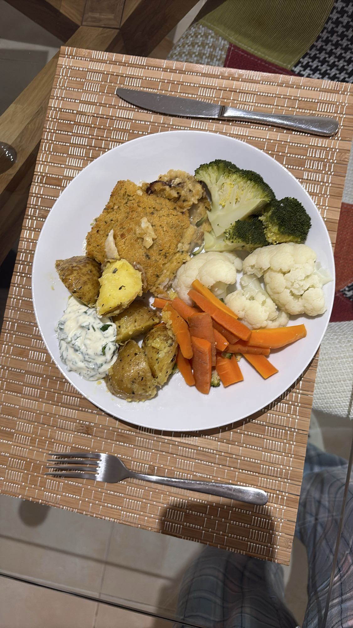 Breaded Fish Plate