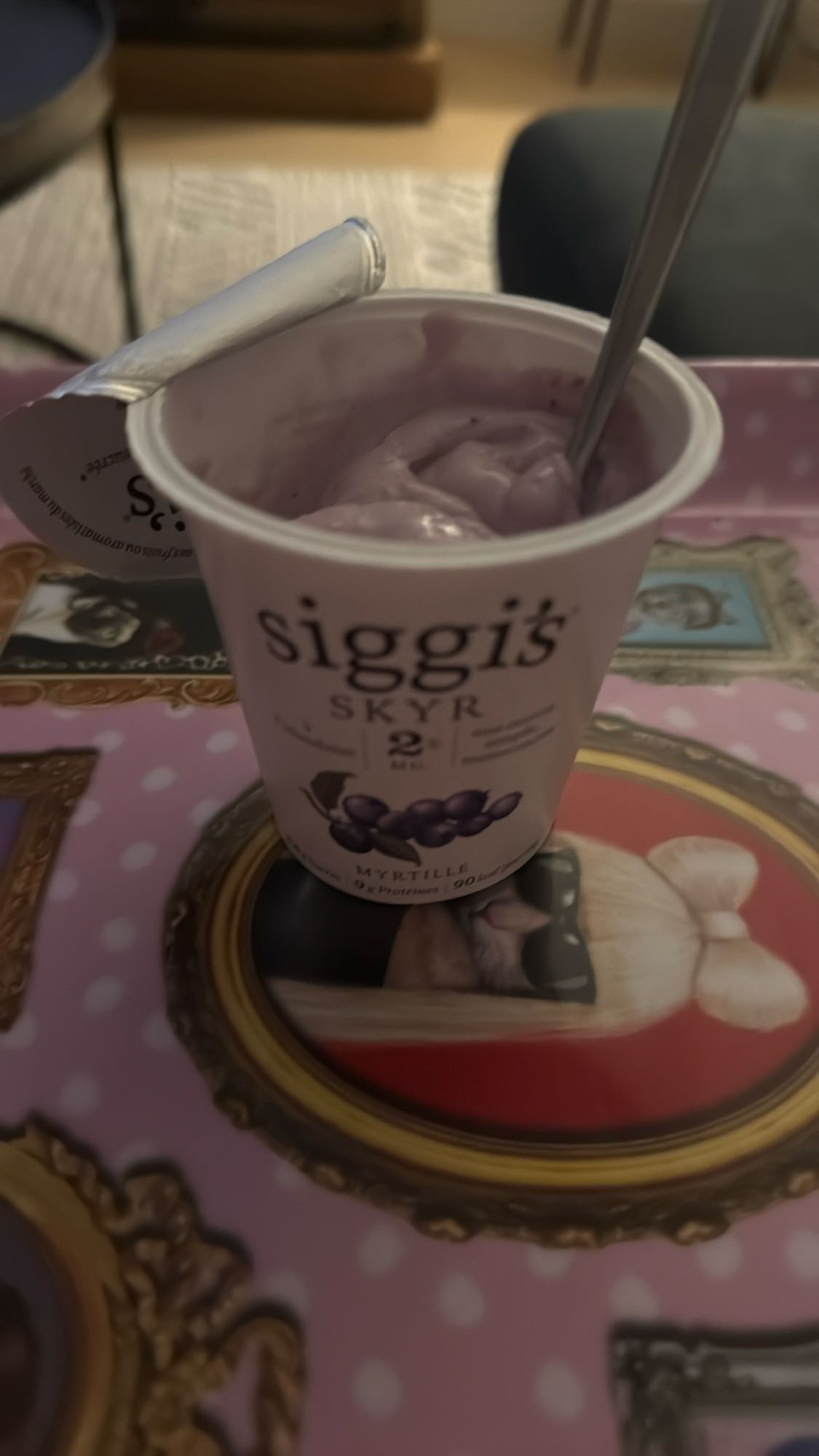 Skyr à la myrtille