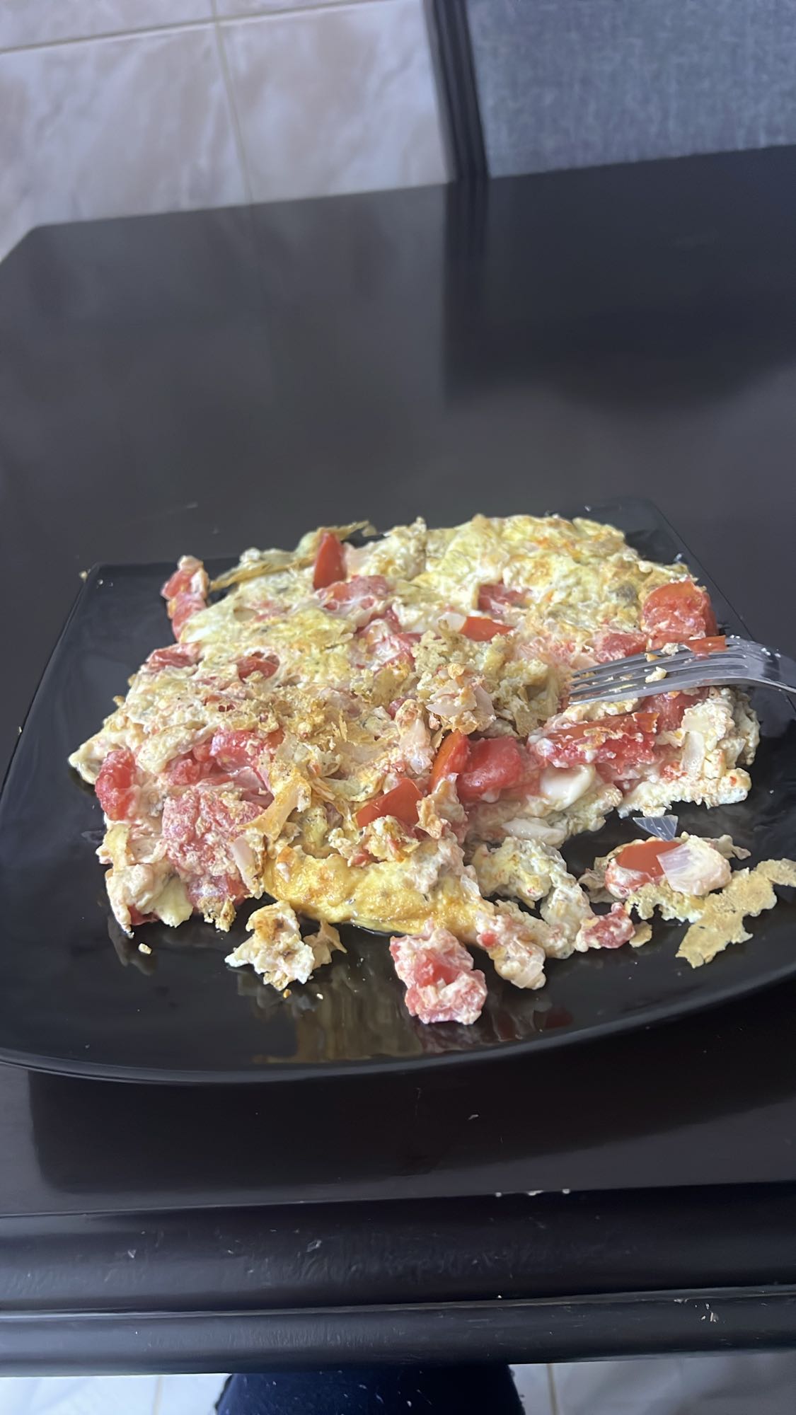 Tomato Egg Omelette