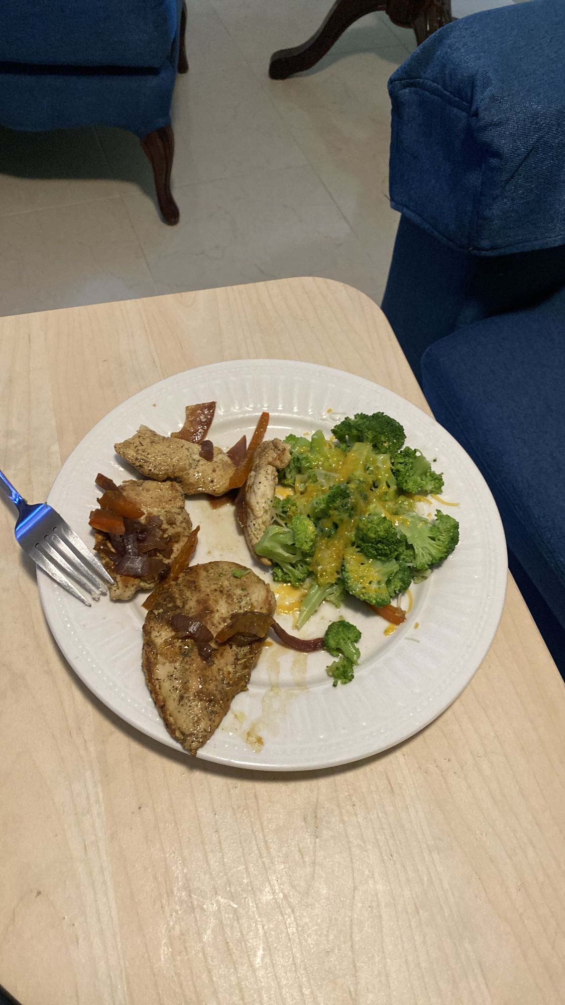 pollo con brócoli