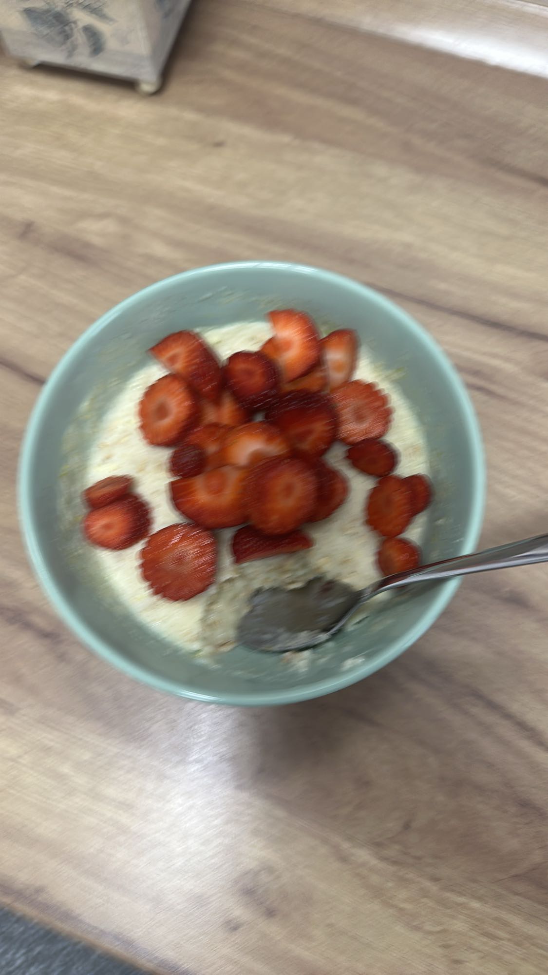 Avena con fresas