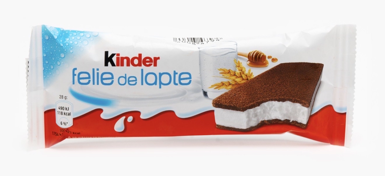 Felie de lapte Kinder